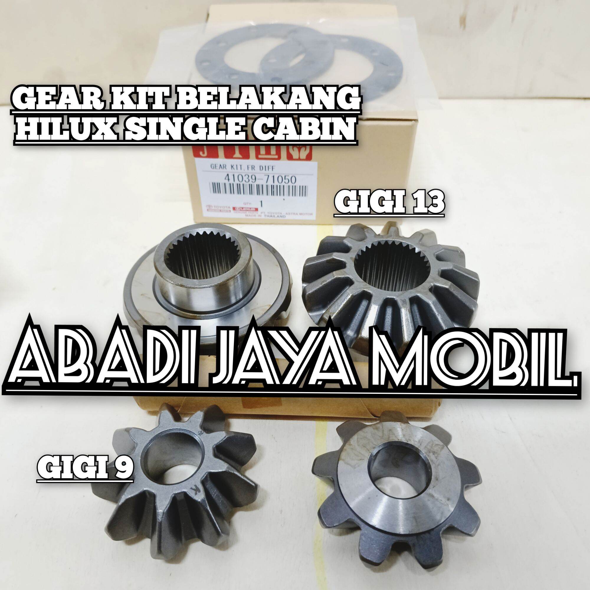 GEAR KIT GIGI BOLU SET BELAKANG HILUX SINGLE CABIN HILUX PICK SINGEL CABIN 41039-71050 Harga 1,050,000 rupiah*Gratis Ongkir