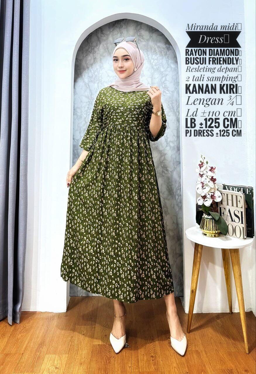 midi dress miranda rayon Brown / S woven sundress was made for warmer days with its shift Miranda Chemise Midi Dress