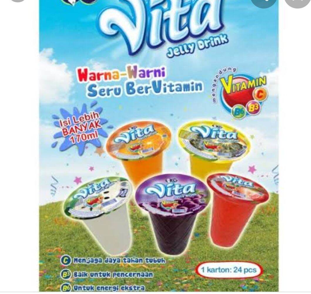 vita jelly drink jambu dan anggur 1dus 24 | Lazada Indonesia