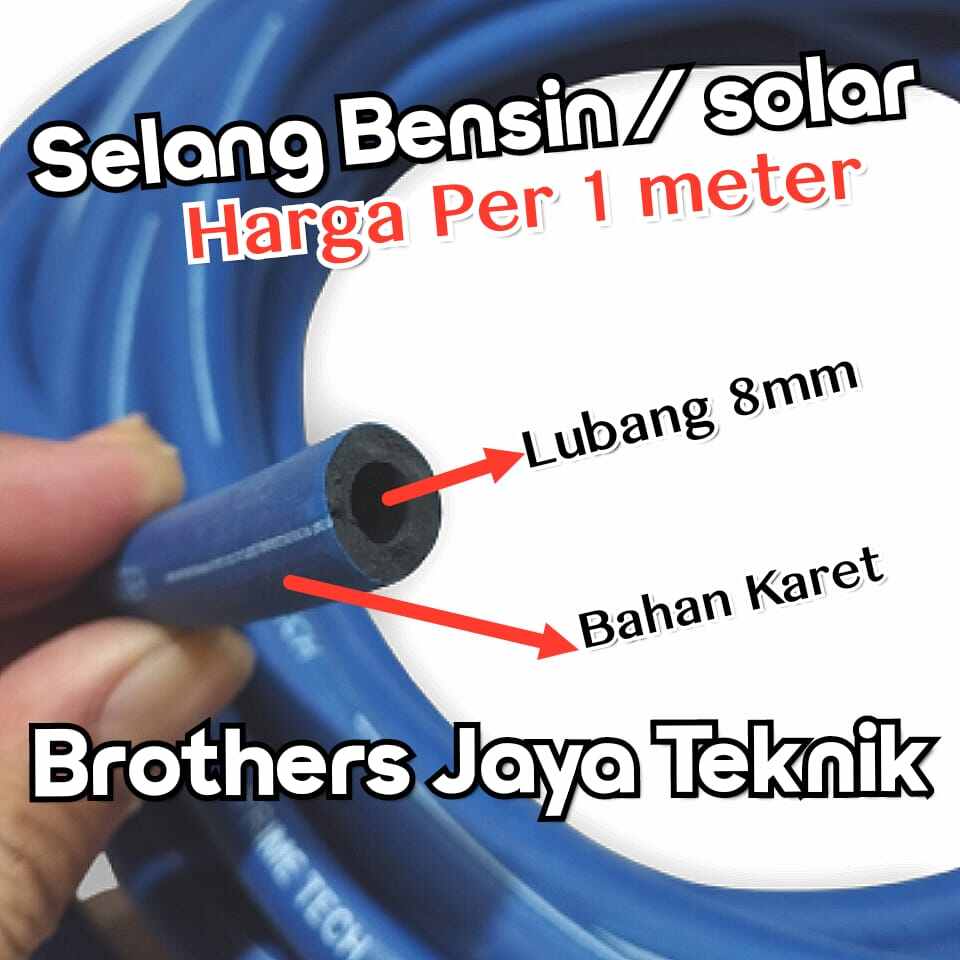 Mm Selang Minyak Bensin Solar Serbaguna Mesin Genset Potong Rumput Dll Harga Per Meter