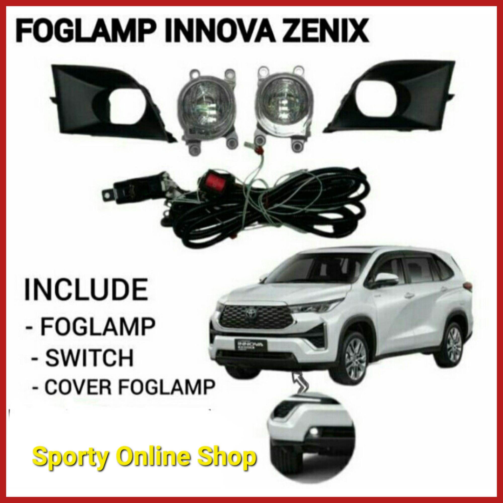 Fog Lamp Innova Zenix Led Komplit Kabel Set Lazada Indonesia