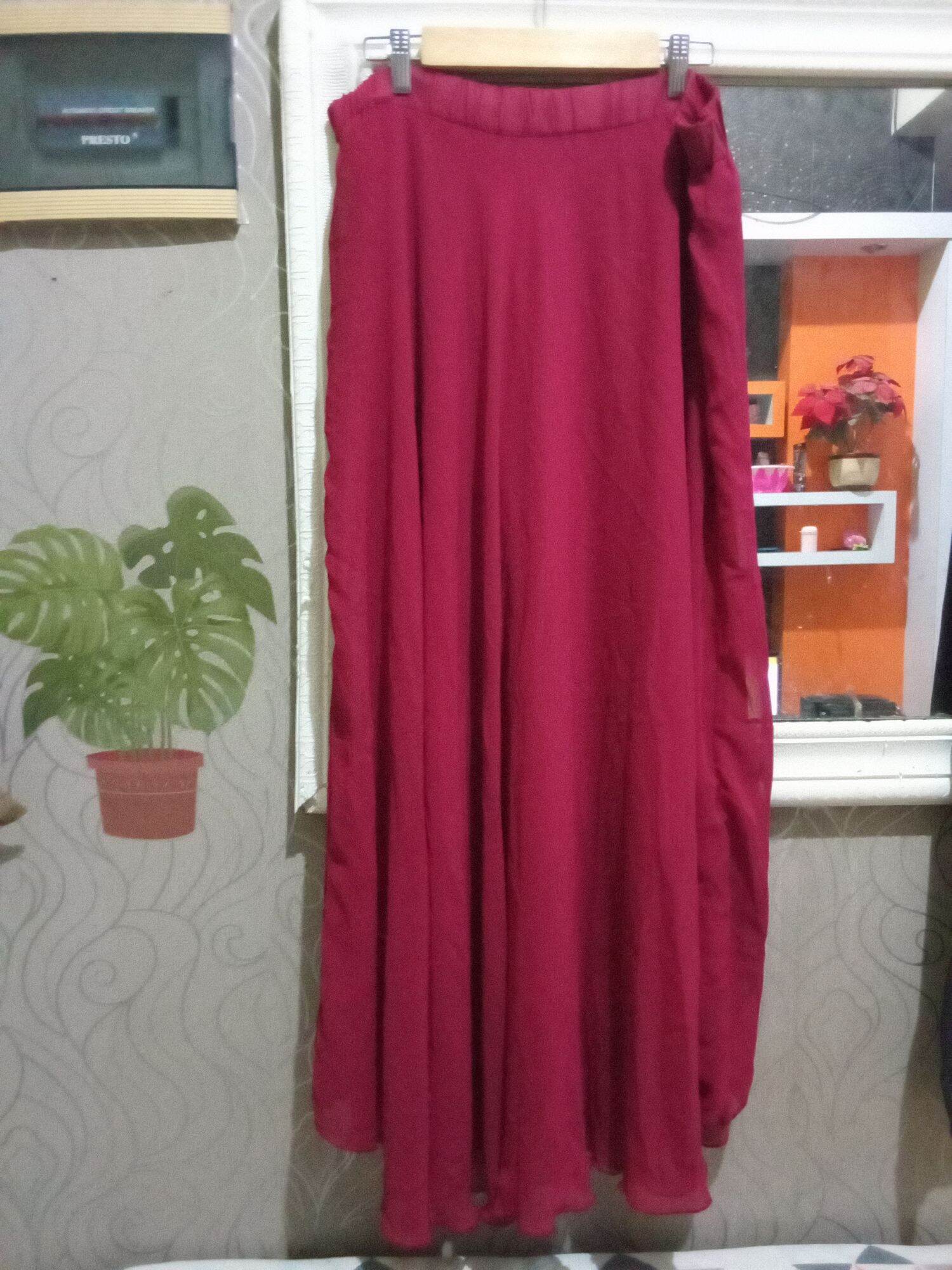 Rok Sifon Lapis Furing Cek Foto Bagian Karet Dipinggang Ada Yang