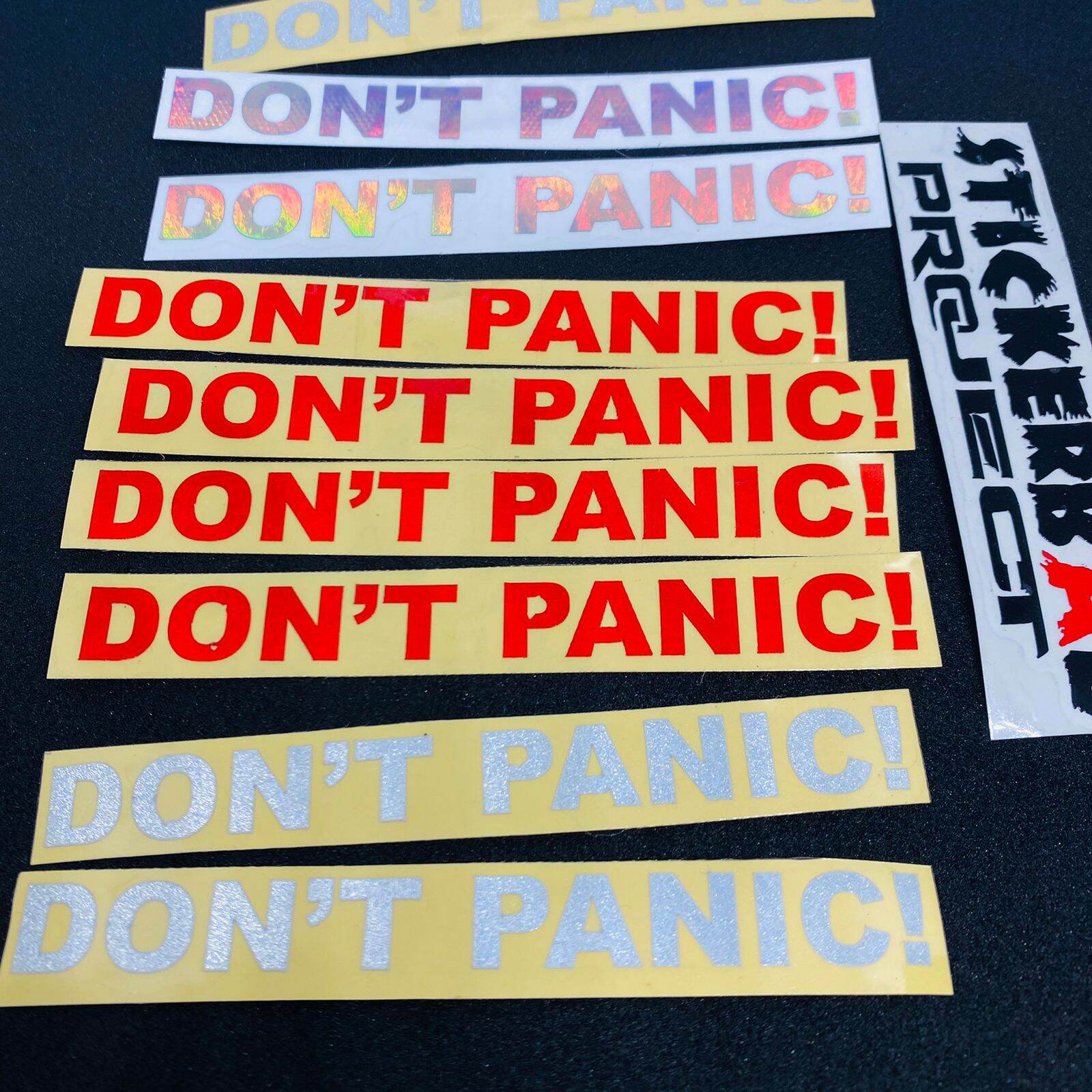 Stiker dont panic cutting sticker jangan panik buat motor helm bisa ...