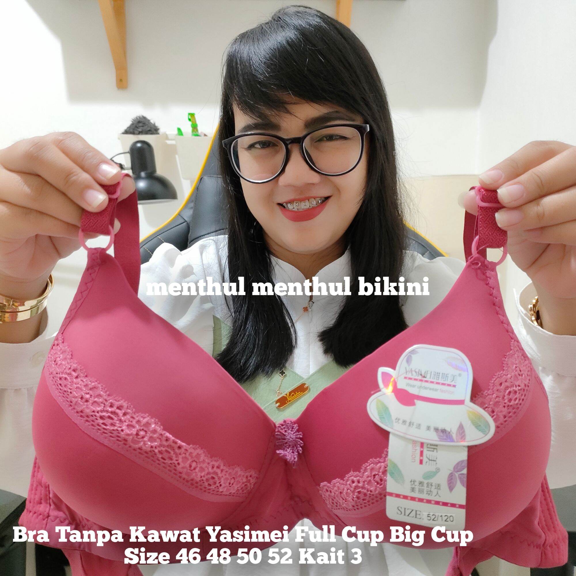 Jual Bra BH Big Size Jumbo Big Cup Busa Tanpa Kawat Size 46, 48, 50, 52 -  Salem, 48 - Kab. Bandung - Deinay