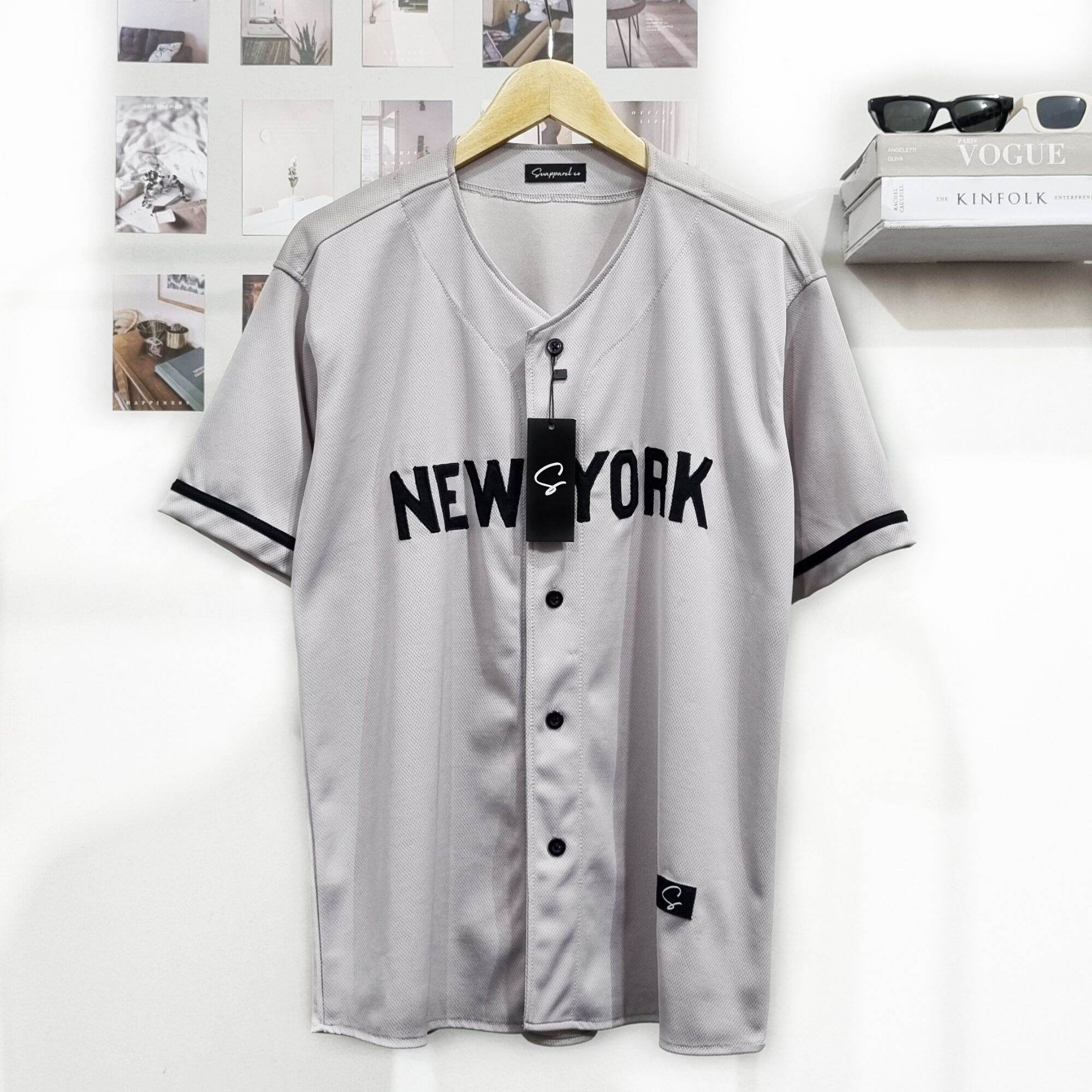 Promo Baju baseball jersey baseball yankees green Pria Wanita