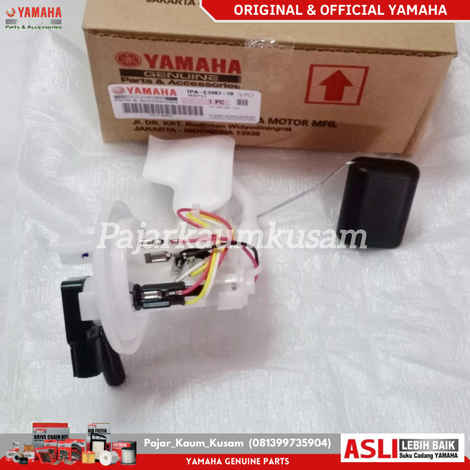 FUEL PUMP YAMAHA VIXION NEW NVL NVA ORIGINAL 1PA-E3907-10 FUEL PUMP COMP Harga 700,000 rupiah*Gratis Ongkir