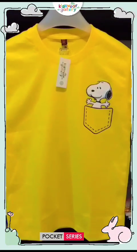 T Shirt Kaos Anak Pocket Lengan Panjang Cotton Combed 30s Premium Sablon Karakter Unisex 1-12 Tahun