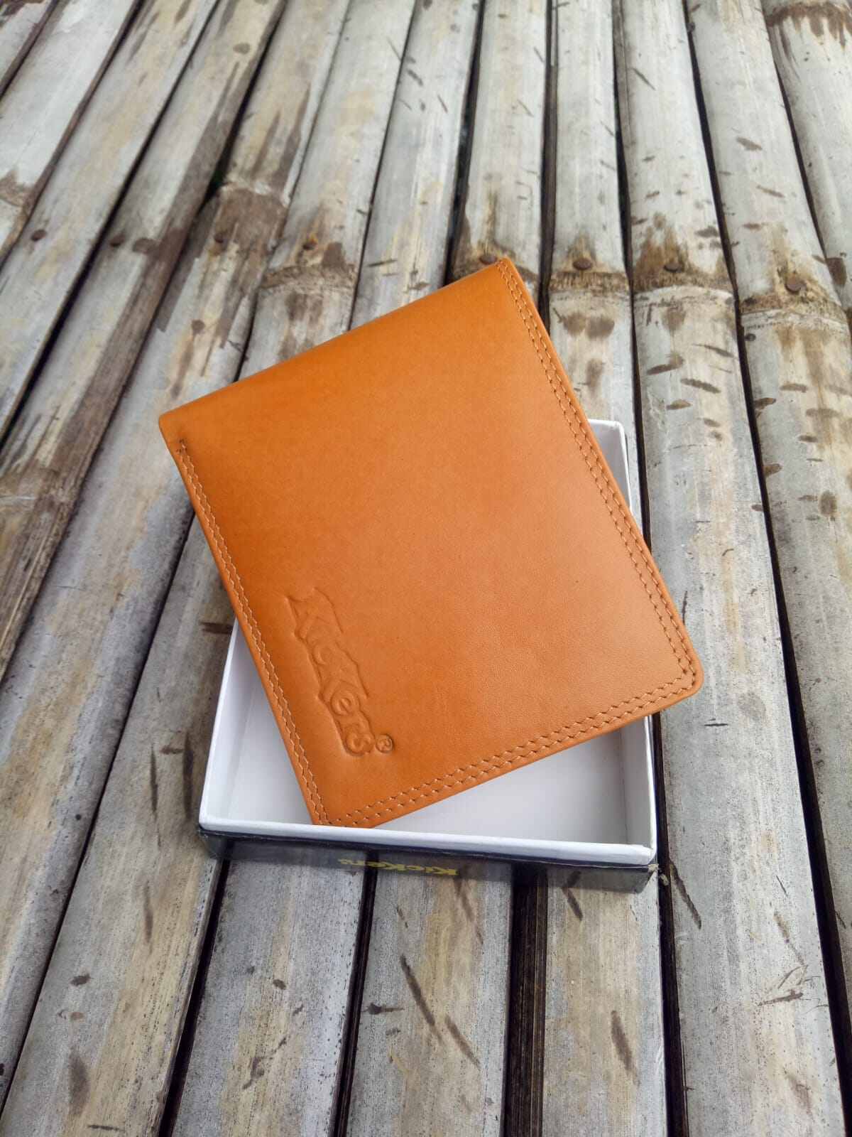 dompet kulit sapi asli full kulit asli tanggulangin tan
