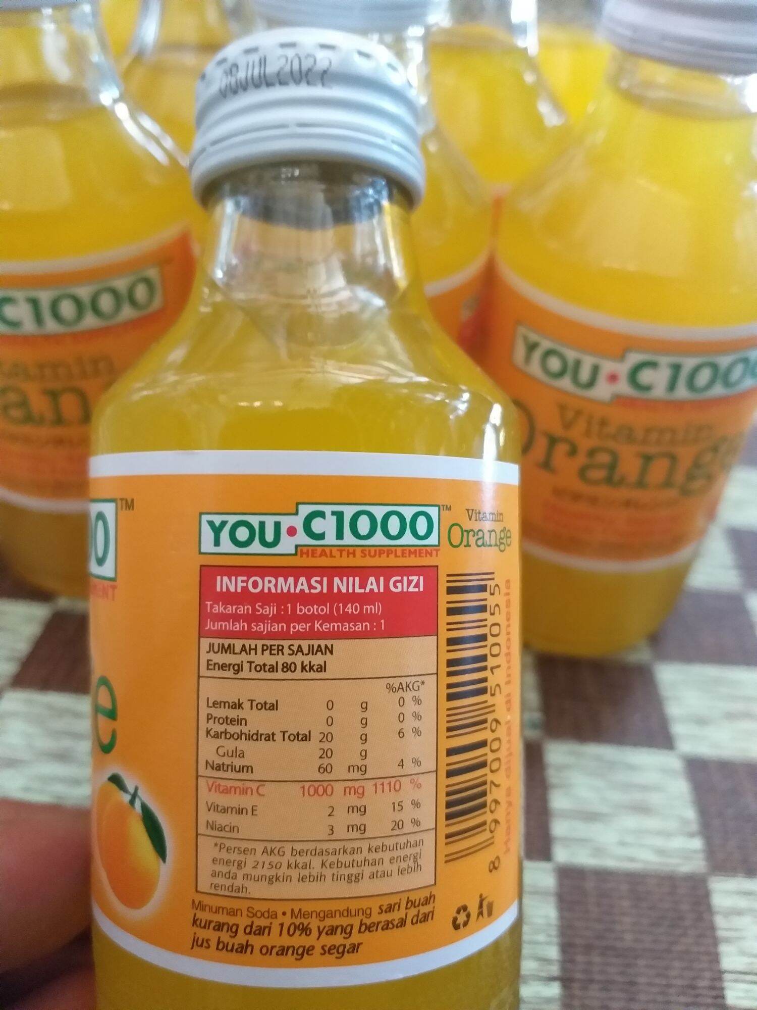 Jual You C 1000 Orange 140 Ml Terbaru Lazada Co Id