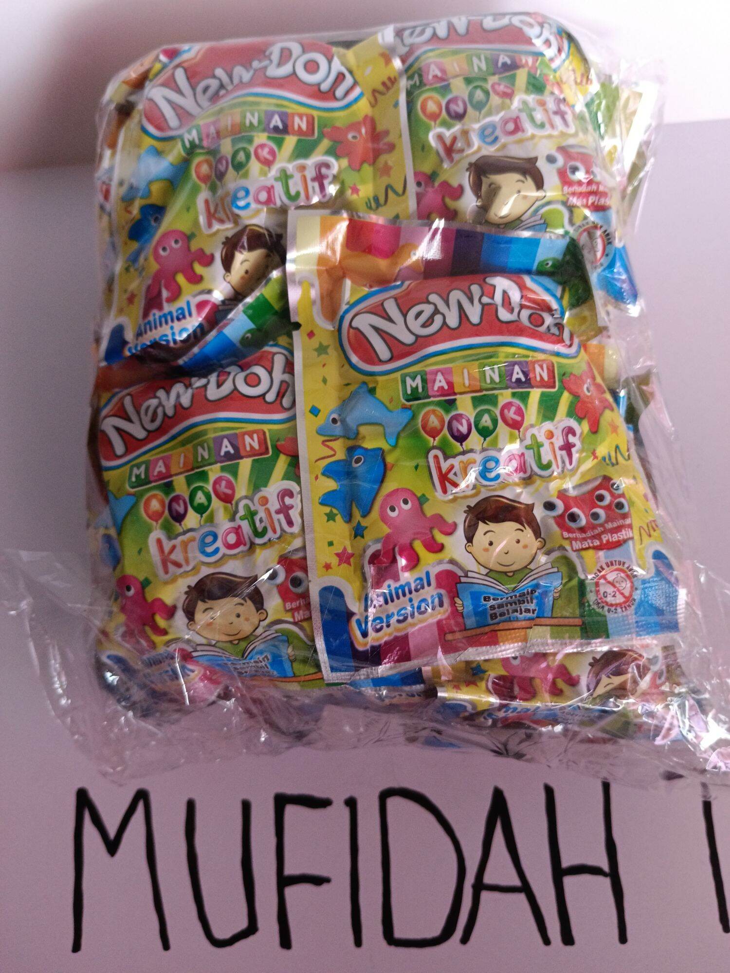 New-Doh 20 pcs mainan lilin+cetakan