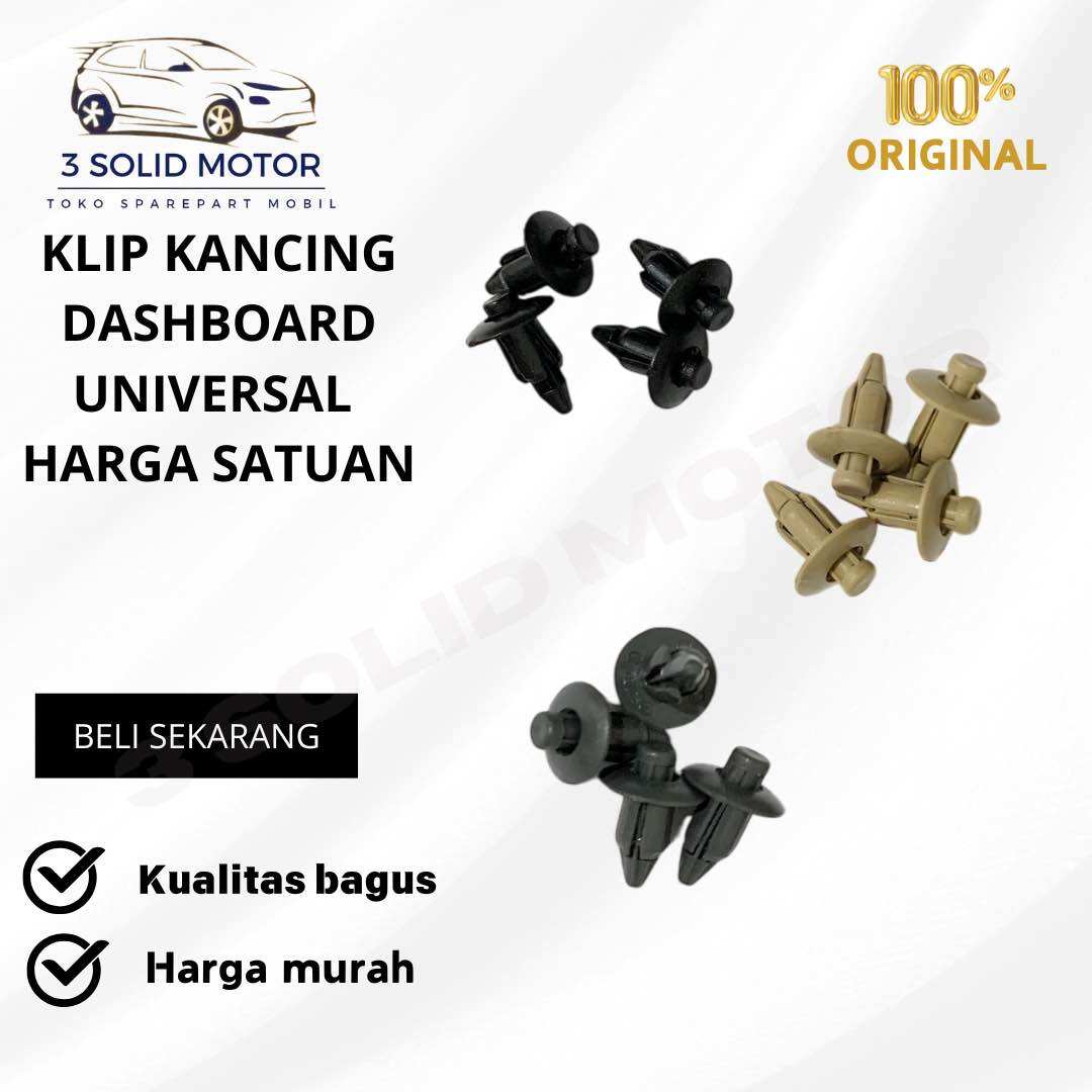 KLIP KANCING DASHBOARD UNIVERSAL Harga 1,000 rupiah*Gratis Ongkir