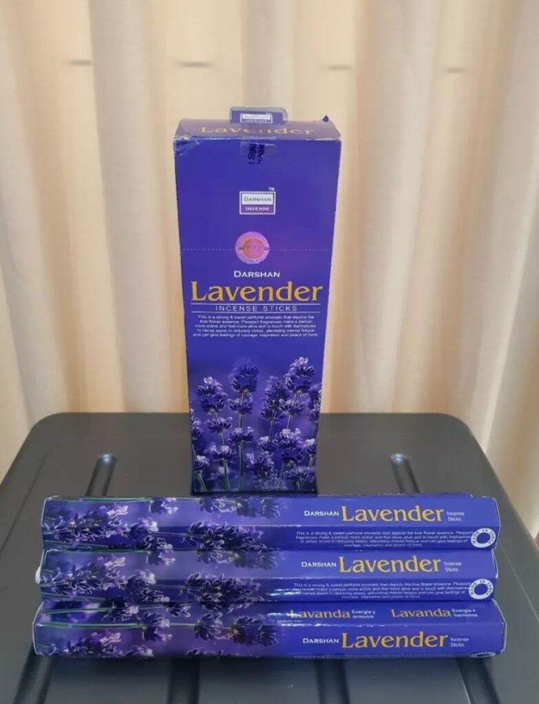 Dupa Hio Lavender Hexa Handmade Isi 20 Batang By Darshan India