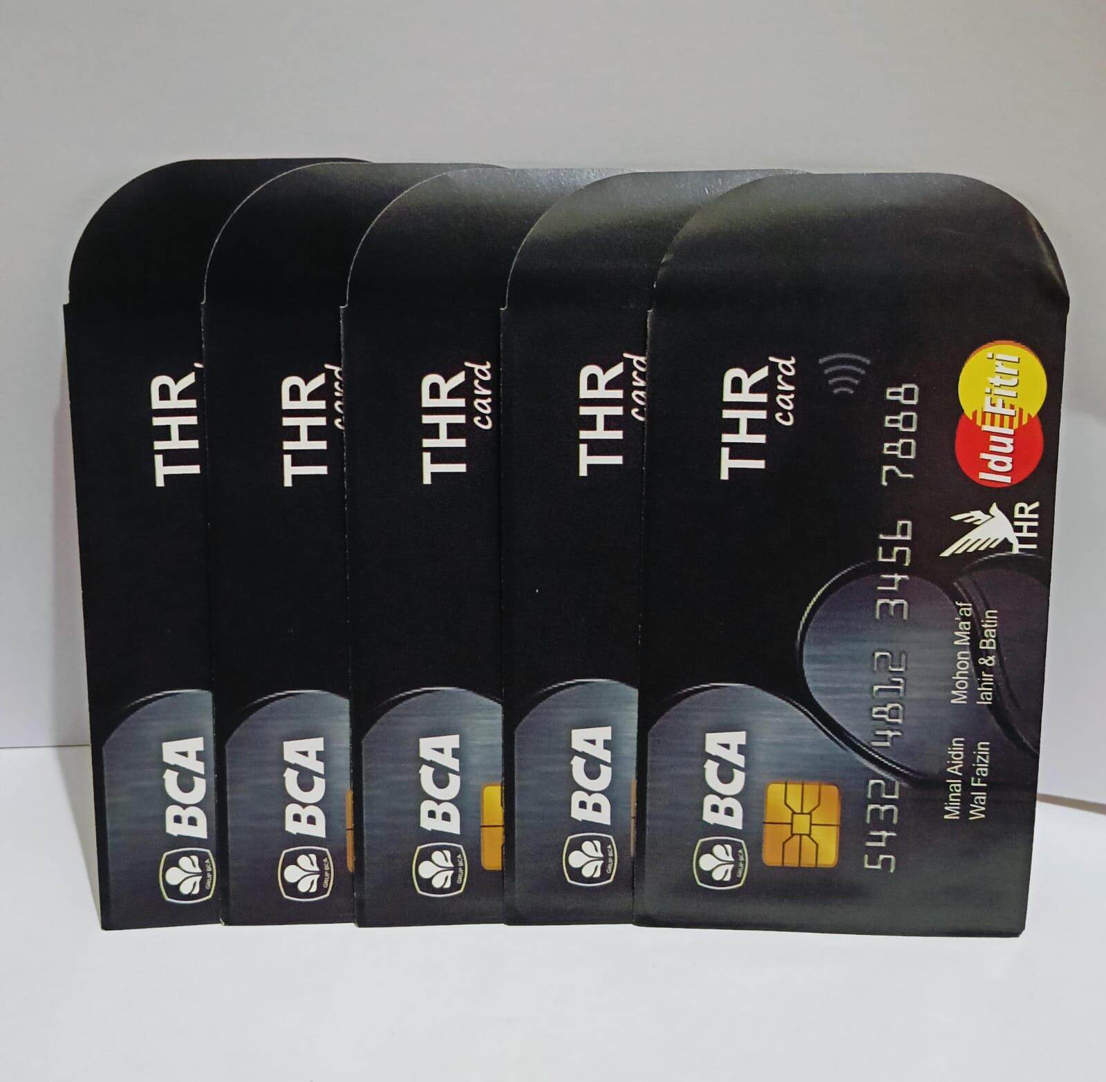 AMPLOP LEBARAN ATM HITAM 100pcs/ 50pcs/30pcs MIX