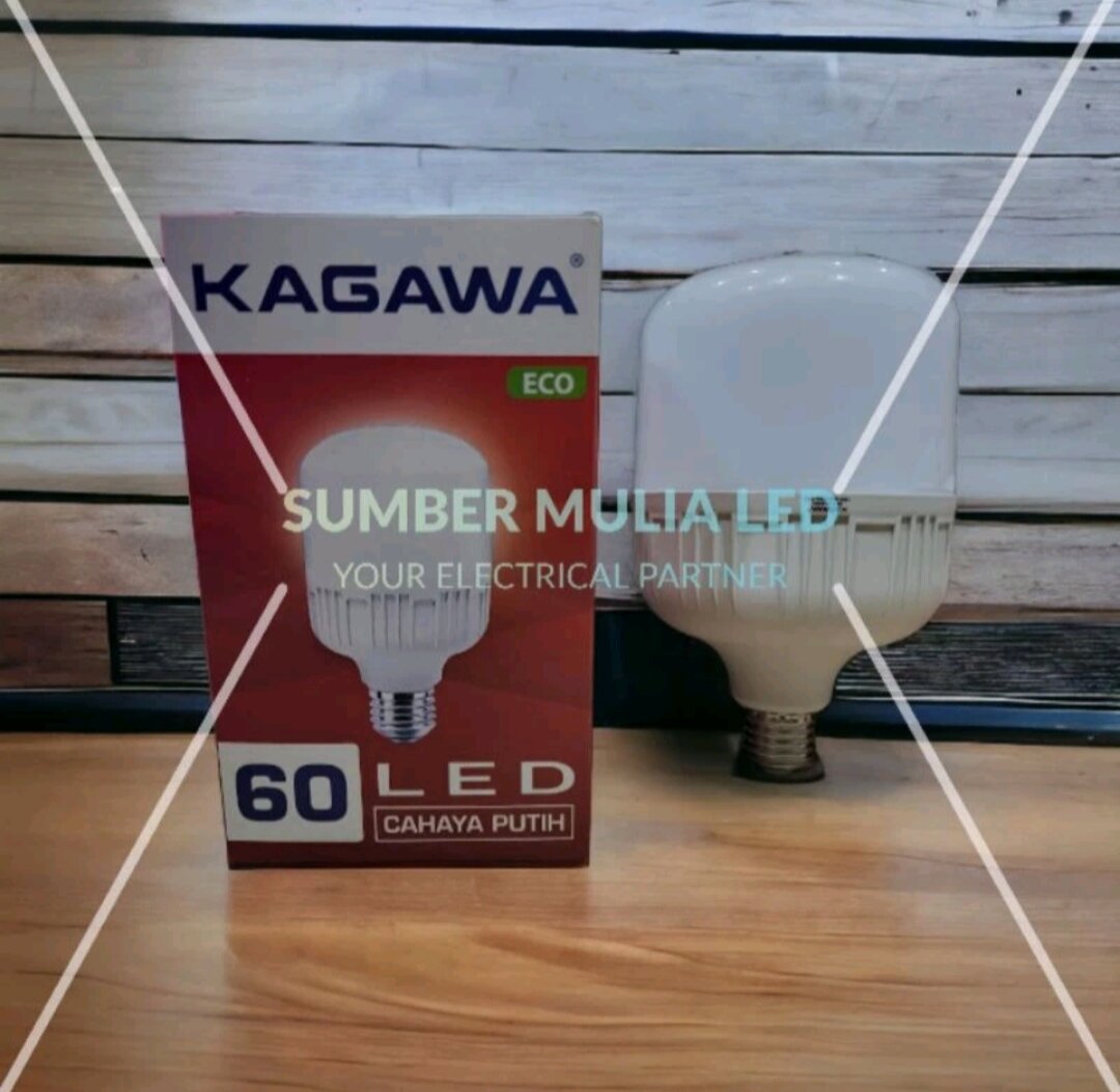 Kagawa Eco Lampu Led Bulb Capsule Kapsul W Watt Jumbo Cahaya Putih Standar Sni Lazada