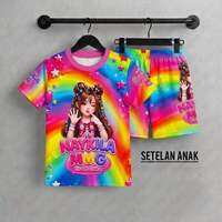 SETELAN JERSEY ANAK MOTIF NAYKILA MMG UNGU UMUR 6BULAN SAMPAI 15TAHUN COD JTG NAVY PLANGI PINK