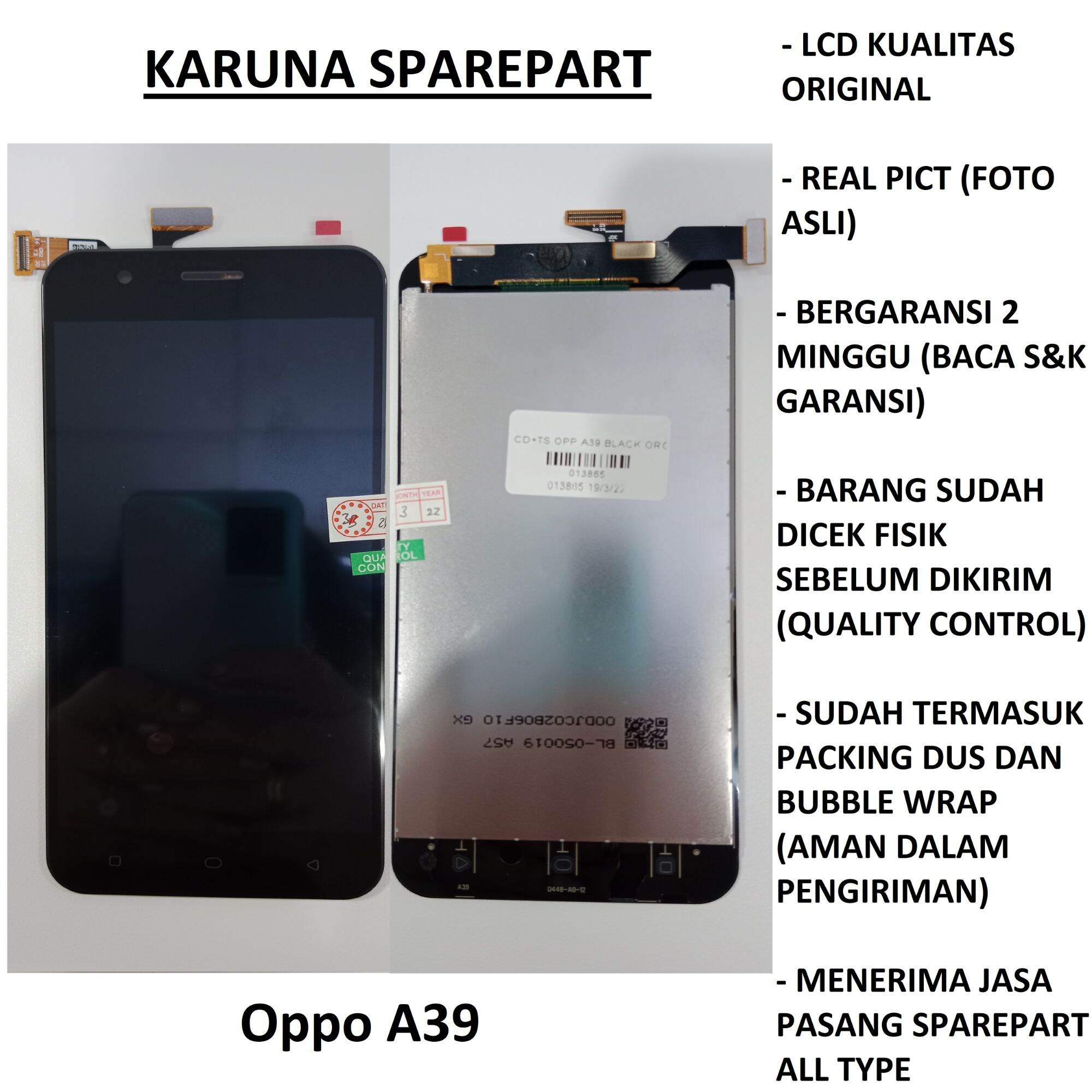 lcd touchscreen oppo a39