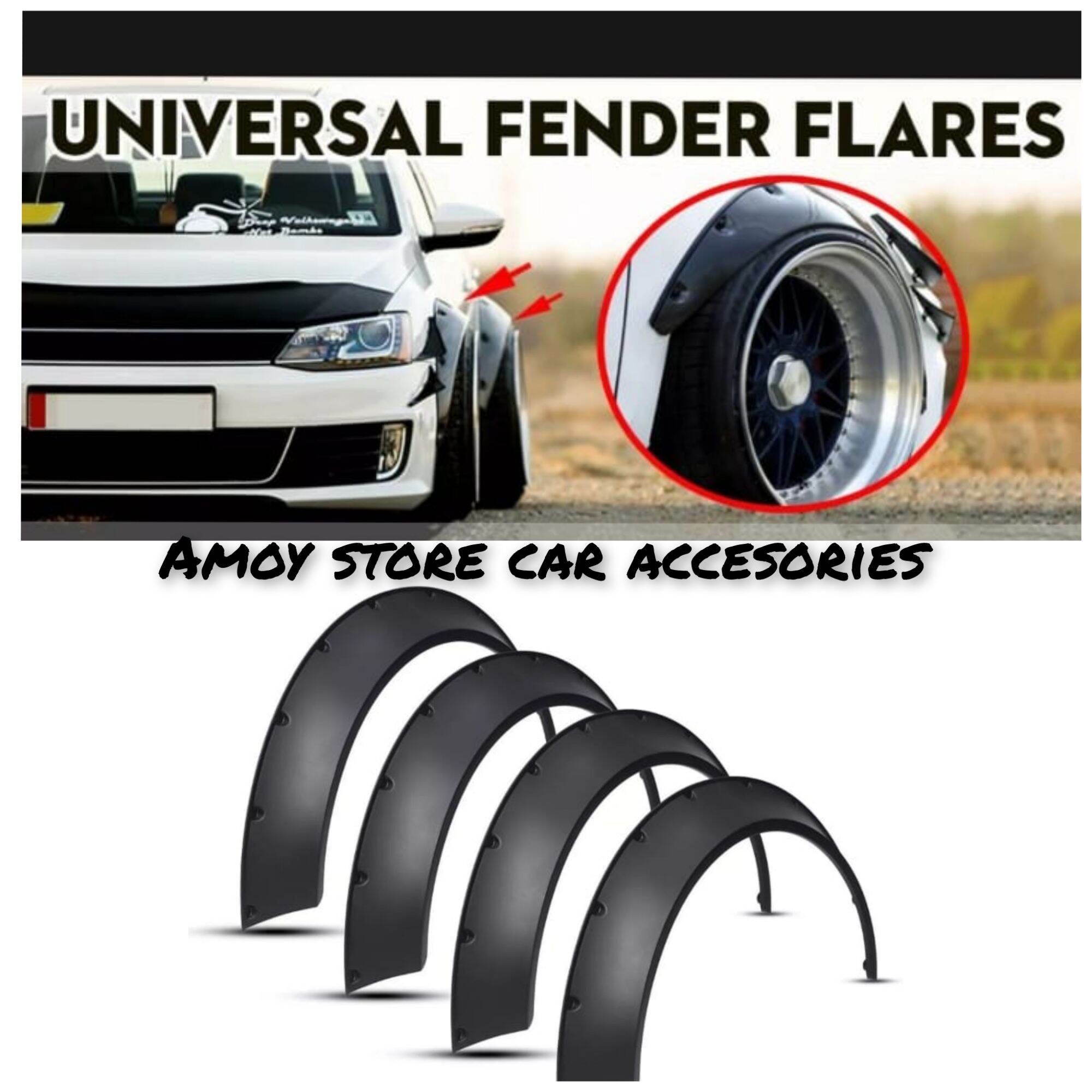 Universal Over Fender Flares Mobil Sedan Dan Sejenis Nya | Lazada Indonesia