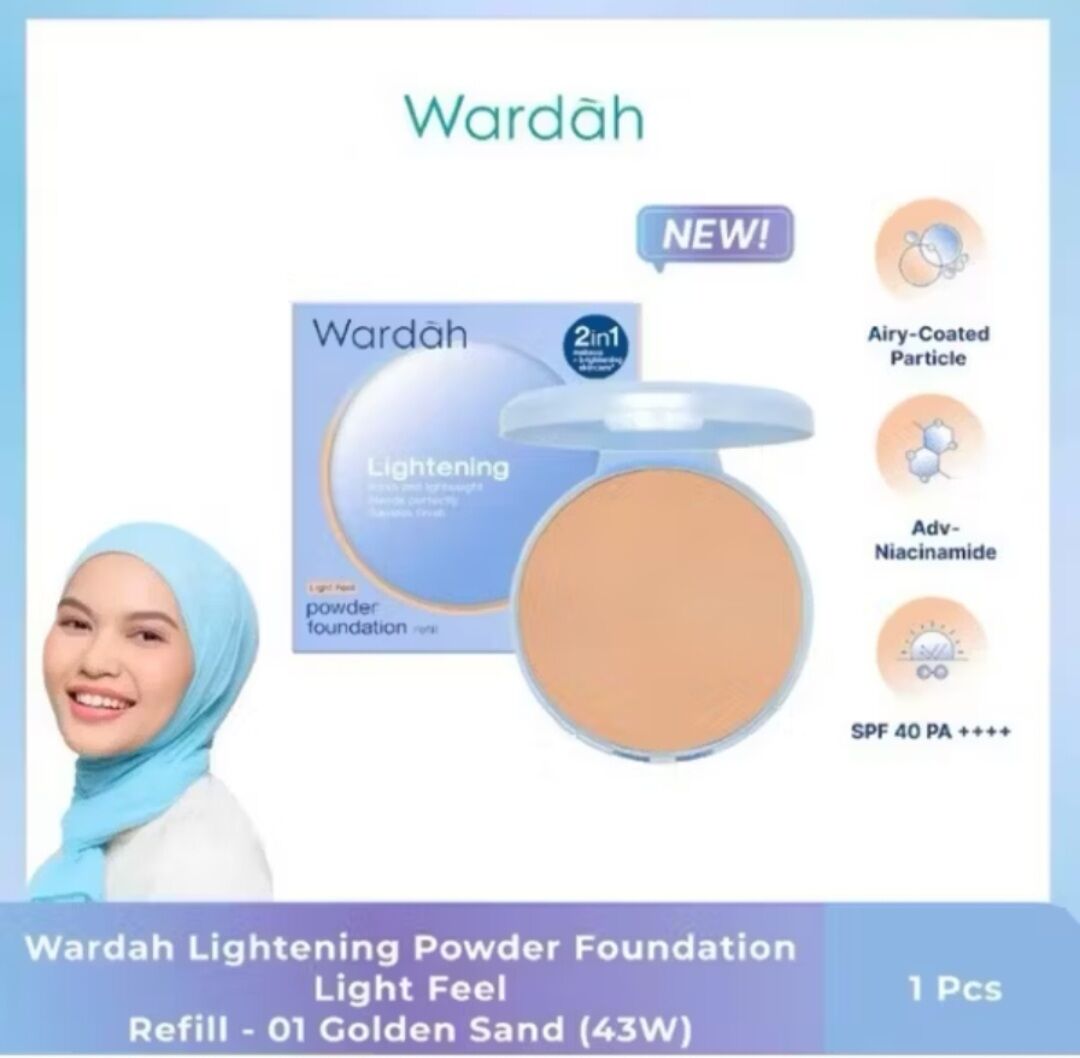 REFIL Wardah Lightening Powder SPF40 12g.
