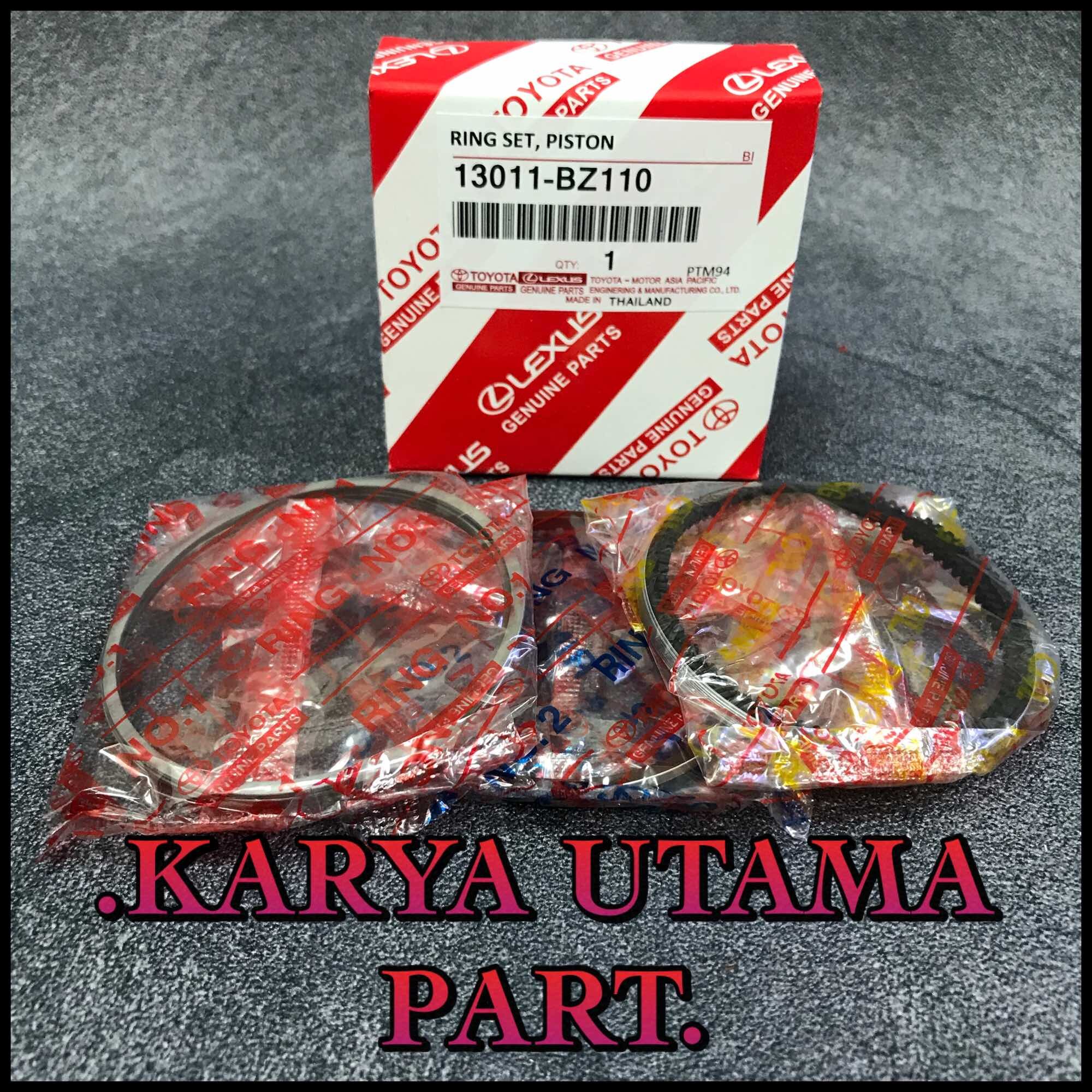 NPR Japan Piston Ring Set For Toyota 3SZ-VE Engine (13011-BZ110) - Fits Rush, Avanza, Daihatsu Terios 1.5L
