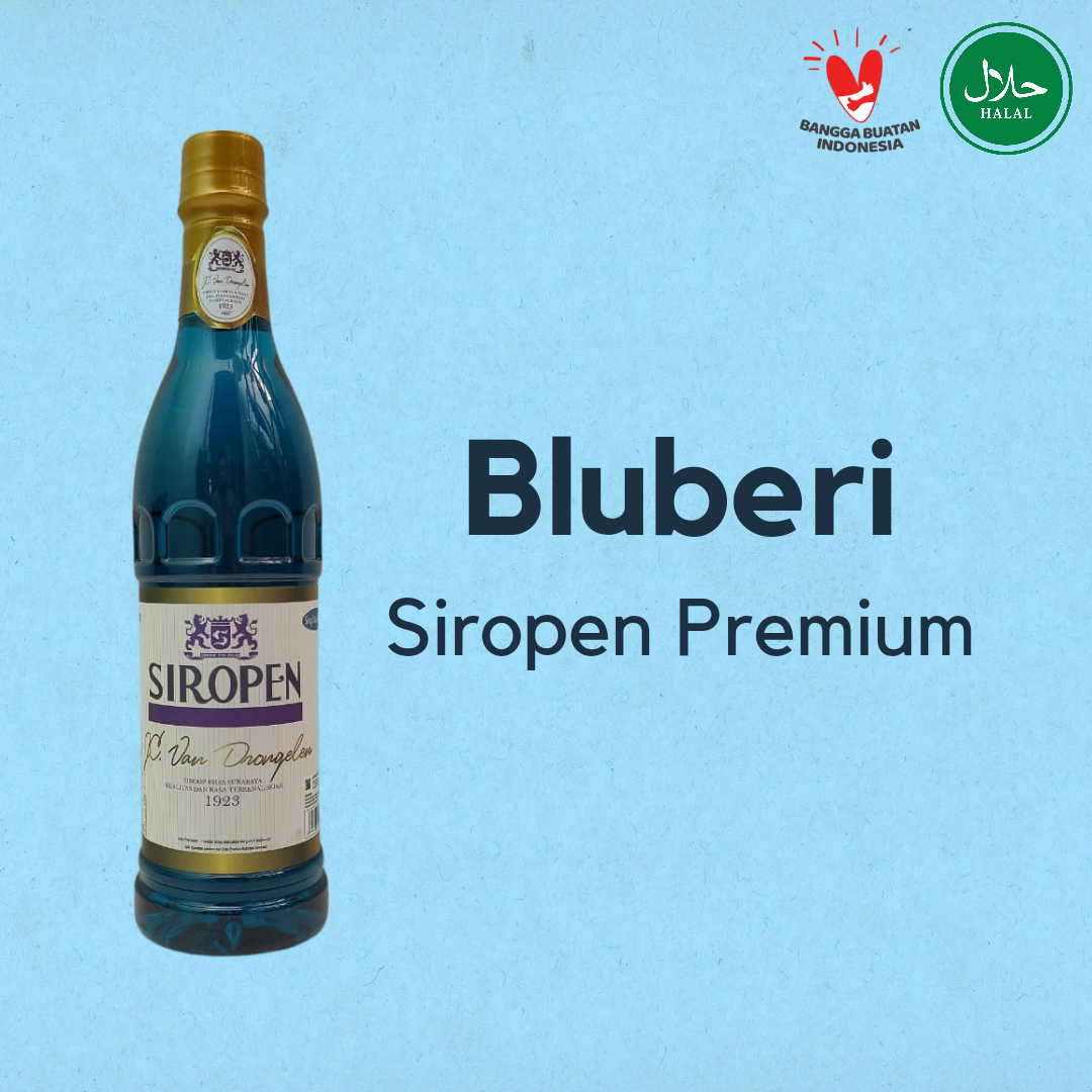 Sirup Bluberi Siropen Premium Flavouring Syrup 700 Ml | Lazada Indonesia