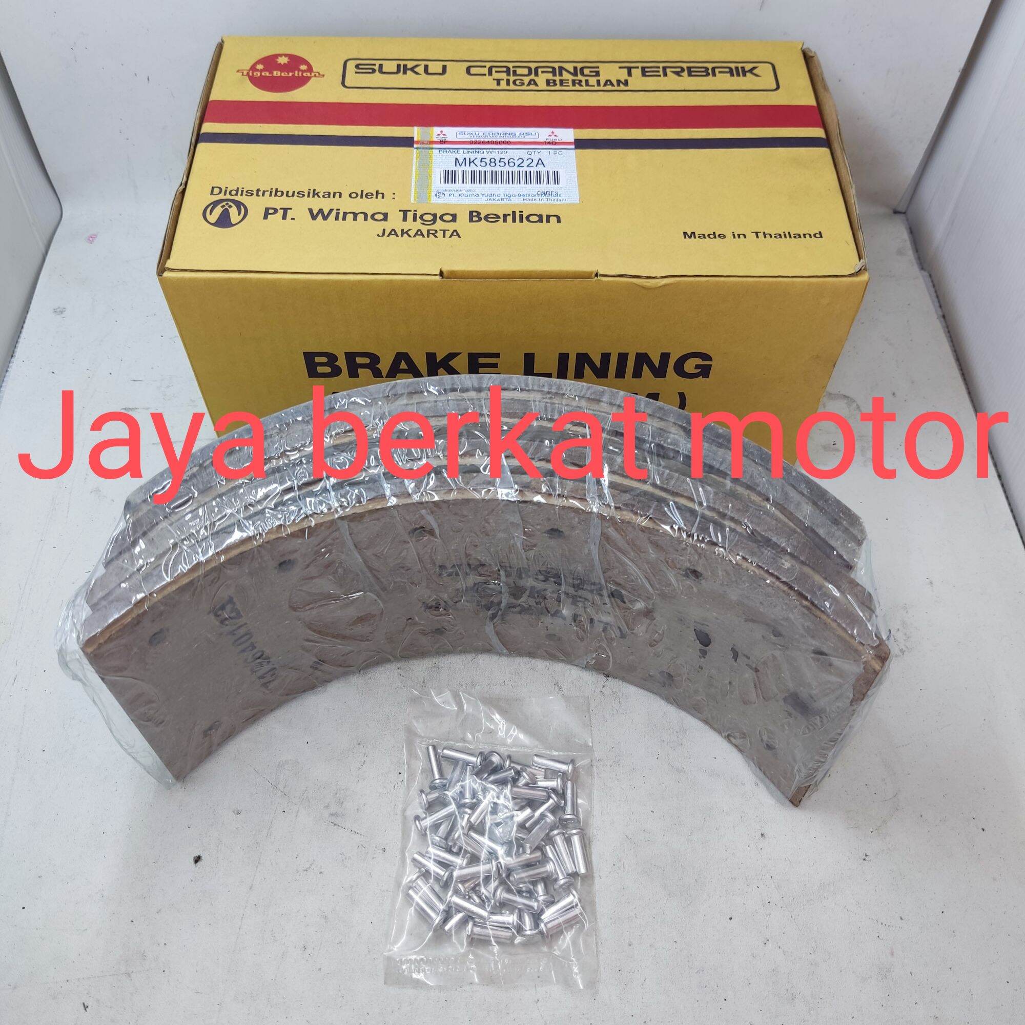 Brake lining kampas rem canter ps125 hdx ps136 hdx + paku MK585622