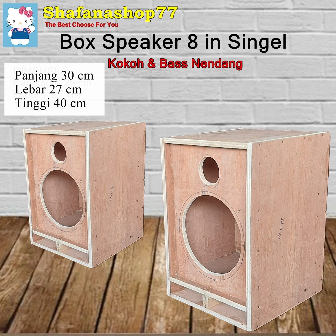 Box Speaker 8 inchi Singel, box speaker 8 inchi two way, Box Speaker ...