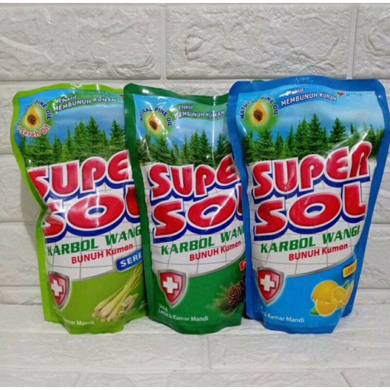 Supersol Karbol Wangi 800ml Lazada Indonesia