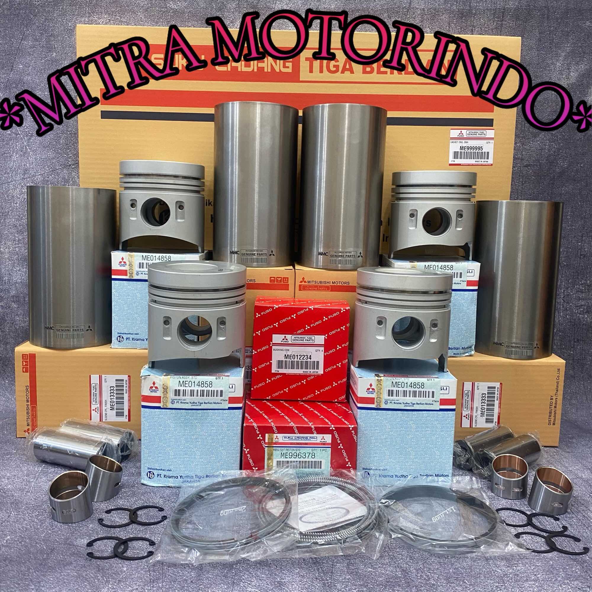Liner Kit Liner + Piston + Ring Piston + Paking Set + Bushing + Mitsubishi PS135/4D33 Komplit 1Set STD Harga 5,078,750 rupiah*Gratis Ongkir