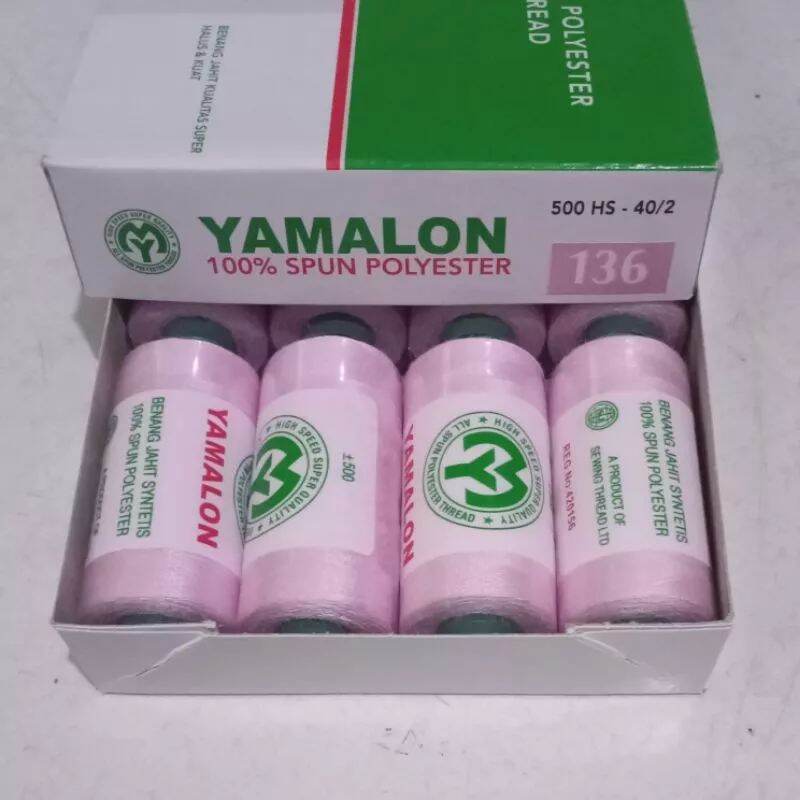 COD Isi 6 pcs - Benang Jahit Yamalon 40/2 500 yard