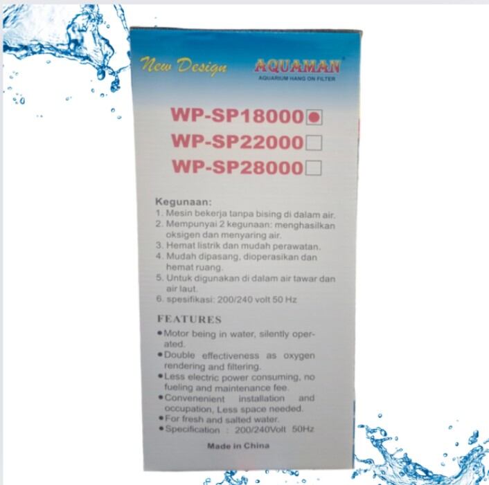 AQUAMAN WP SP 28000 POMPA KOLAM BESAR SUBMERSIBLE PUMP