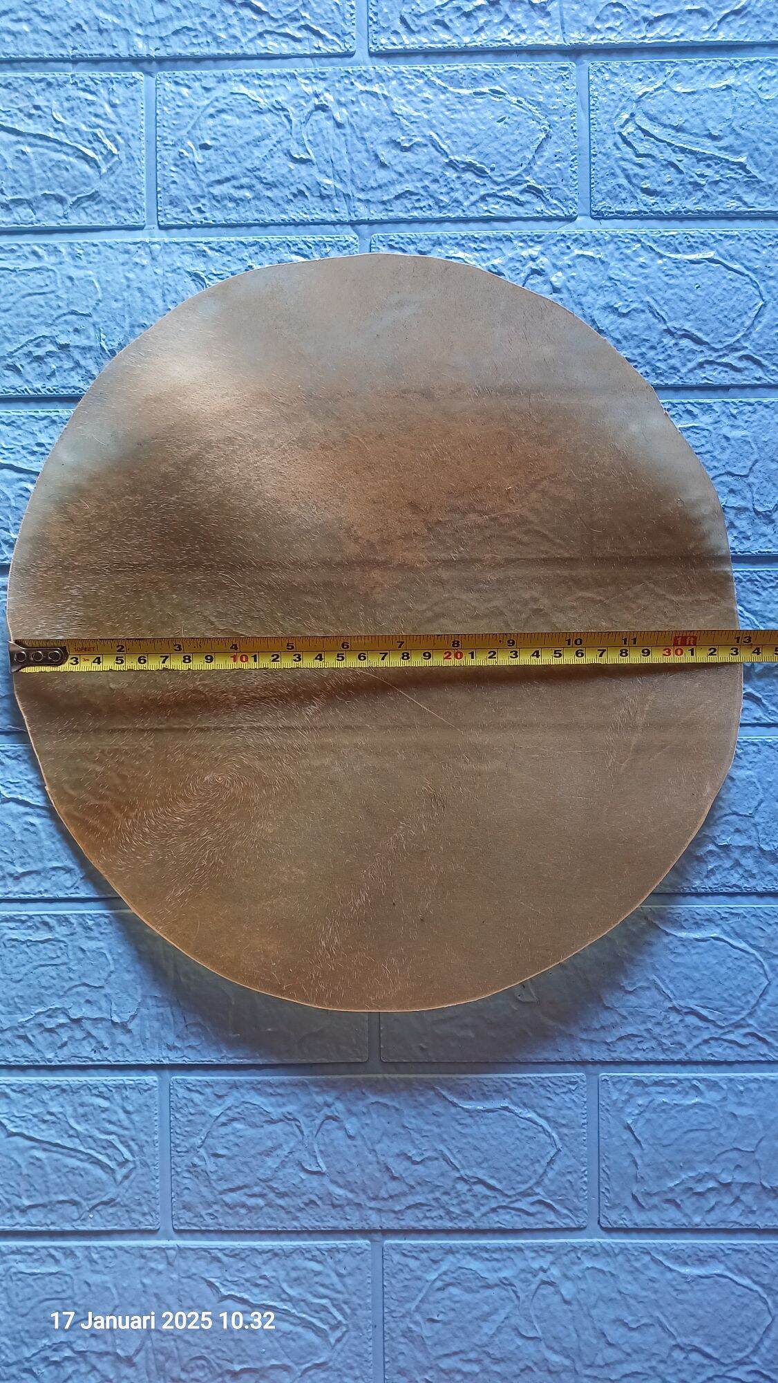 kulit sapi bahan kendang diameter 33cm