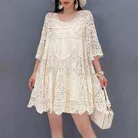 TM 68600 Dress Leona crochet mini dress import