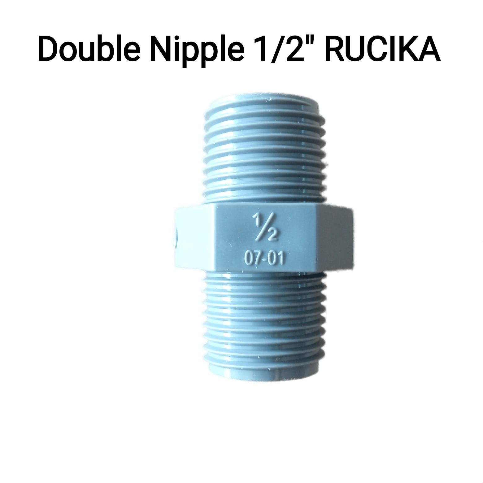 Sambungan Pipa Pvc Double Nipple Aw Inch Rucika Double Nepel