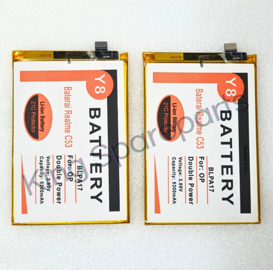 Realme C53 blpa17 double power Y8 battery Batre battery Giá 95,000 Đồng*Miễn phí vận chuyển