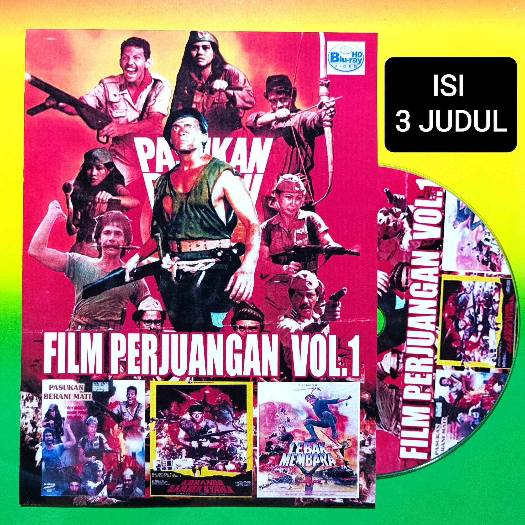 KASET FILM LAGA INDONESIA JADUL KOLEKSI PERJUANGAN VOLUME 1 ISI 3 JUDUL