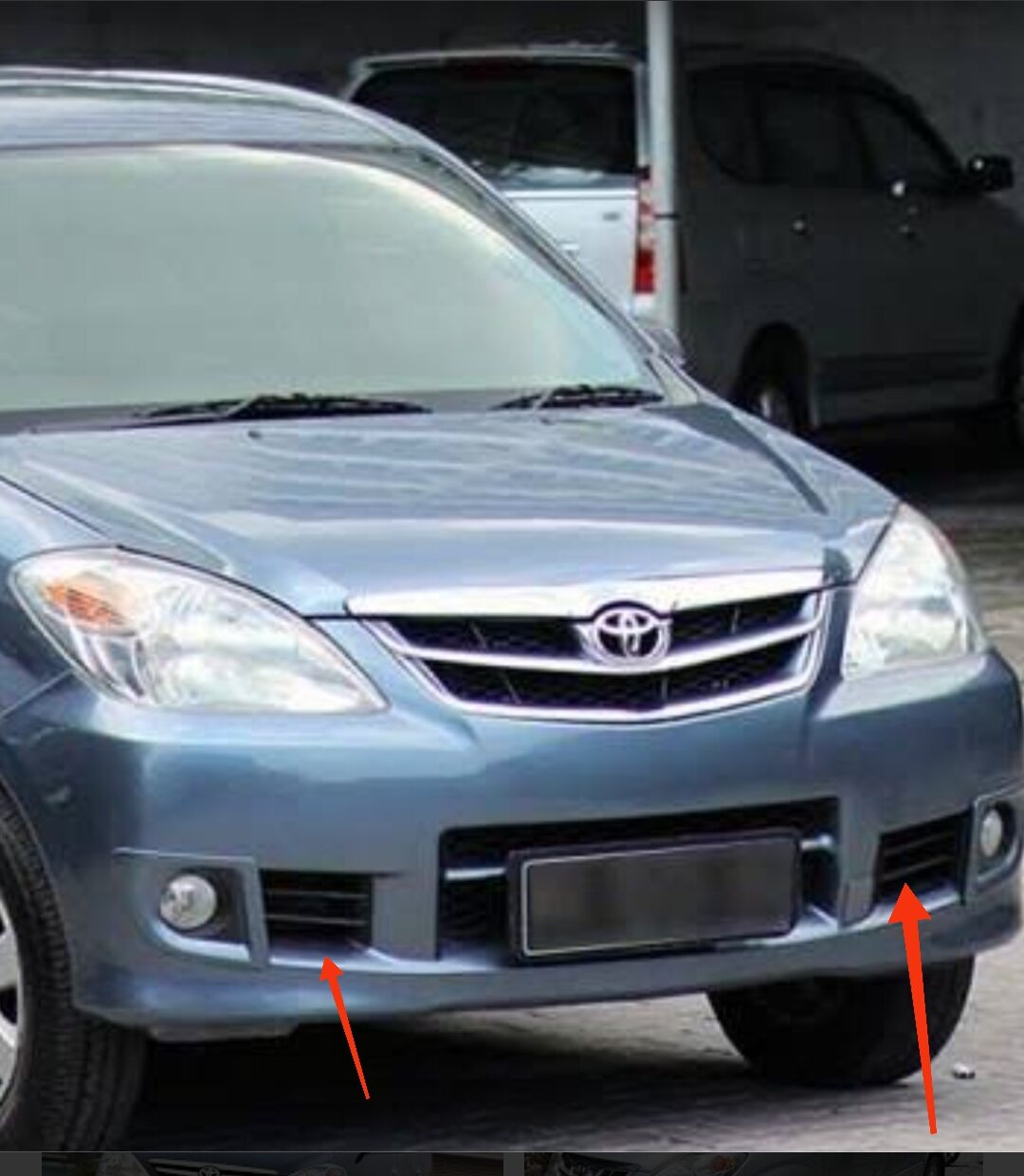 Tutup Towing bemper Bumper Depan model Kisi kisi Toyota Avanza Xenia Harga  29,000 Ringgit*Penghantaran Percuma