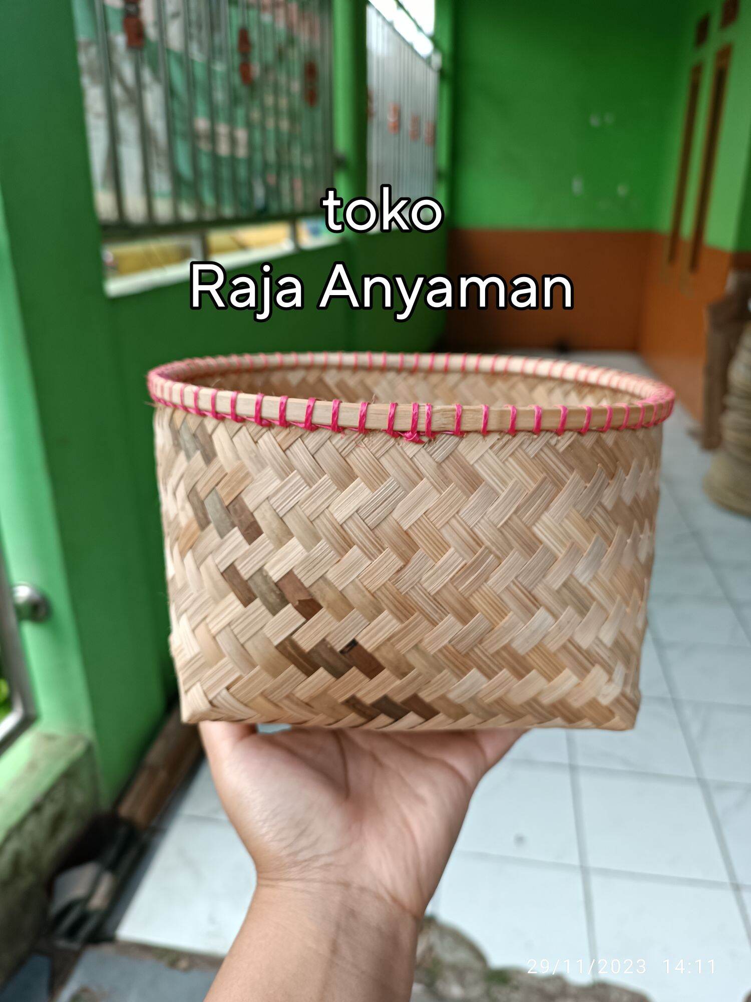 [PROMO] bakul bambu penil anyaman bambu dingkul mini bakul penyimpanan ...