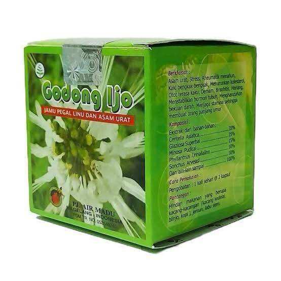 Godong Ijo Kapsul Jamu Pegal Linu dan Asam Urat Minuman Herbal Kesehatan