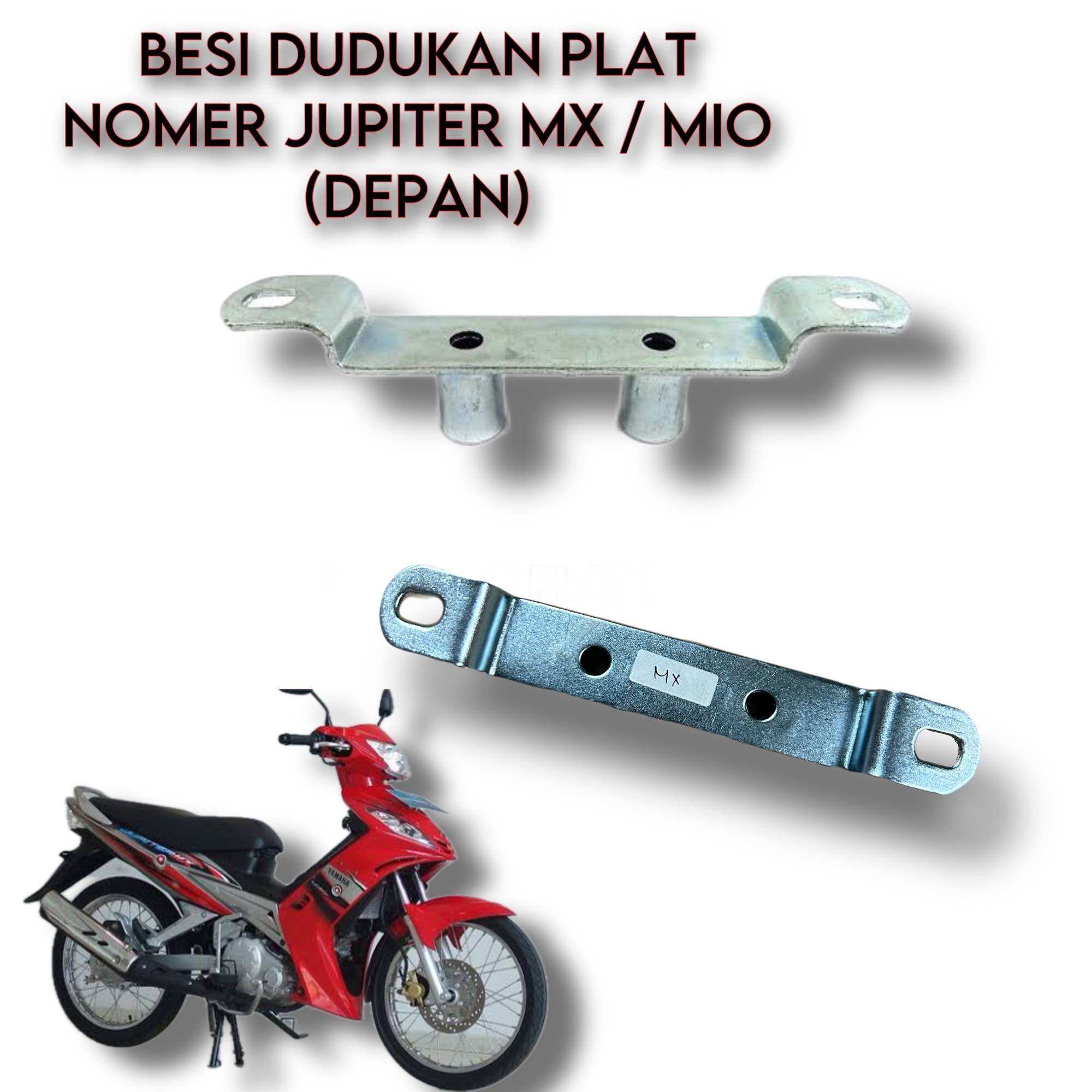 Dudukan Besi Plat Nomer Depan Yanaha Jupiter Mx Ckdpass Lazada Indonesia