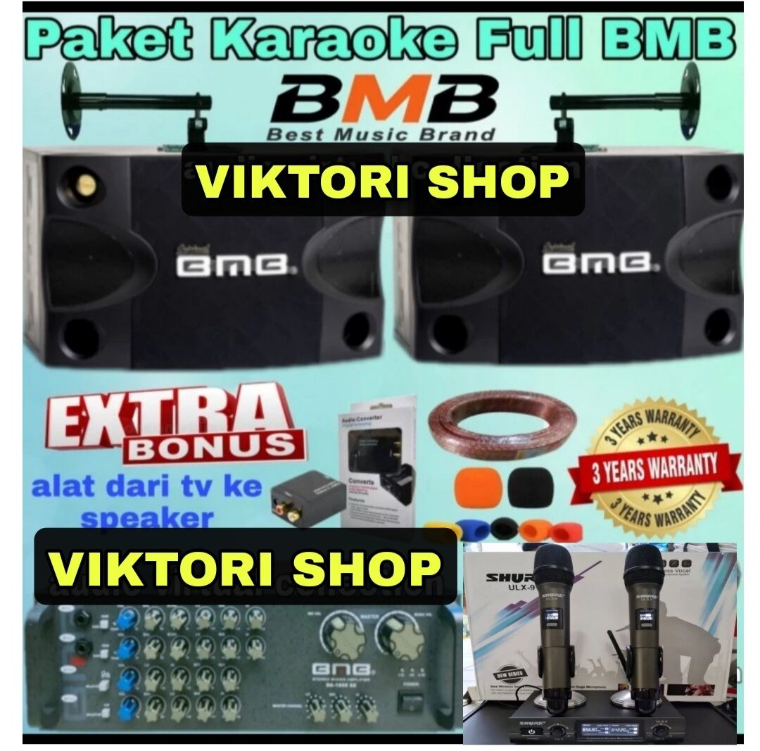 Paket Speaker Bmb Dan Ampli Bmb Original Paket Room Karaoke | Lazada ...