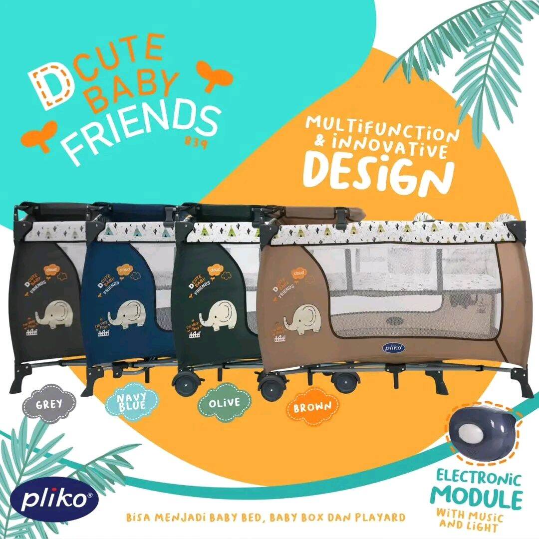 Pliko ranjang tempat tidur bayi baby box cute baby B838XLR