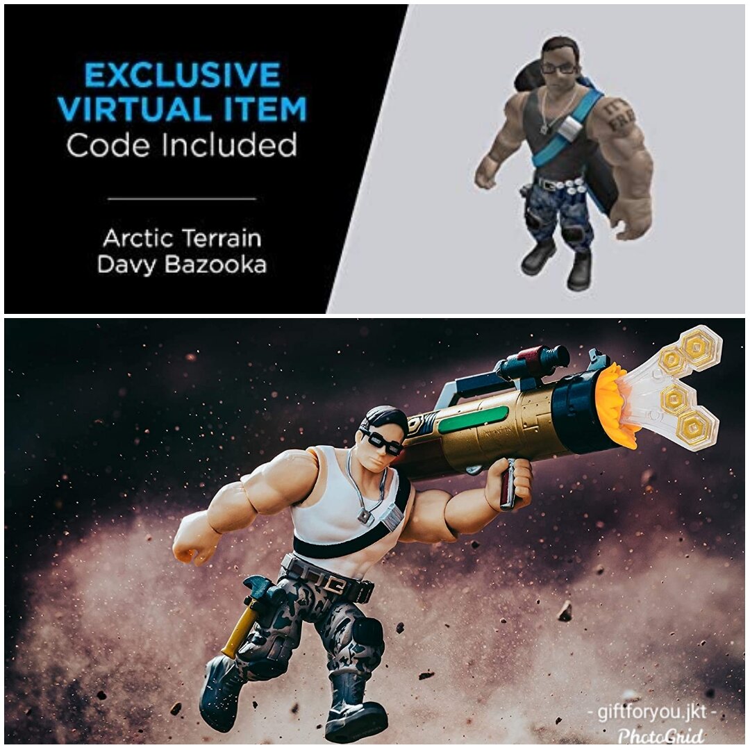 Roblox Imagination Collection Davy Bazooka Action Figure Pack