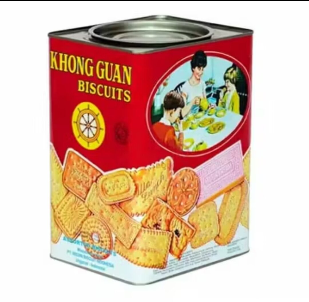 Khong Guan Canned Biscuits 1600Gr