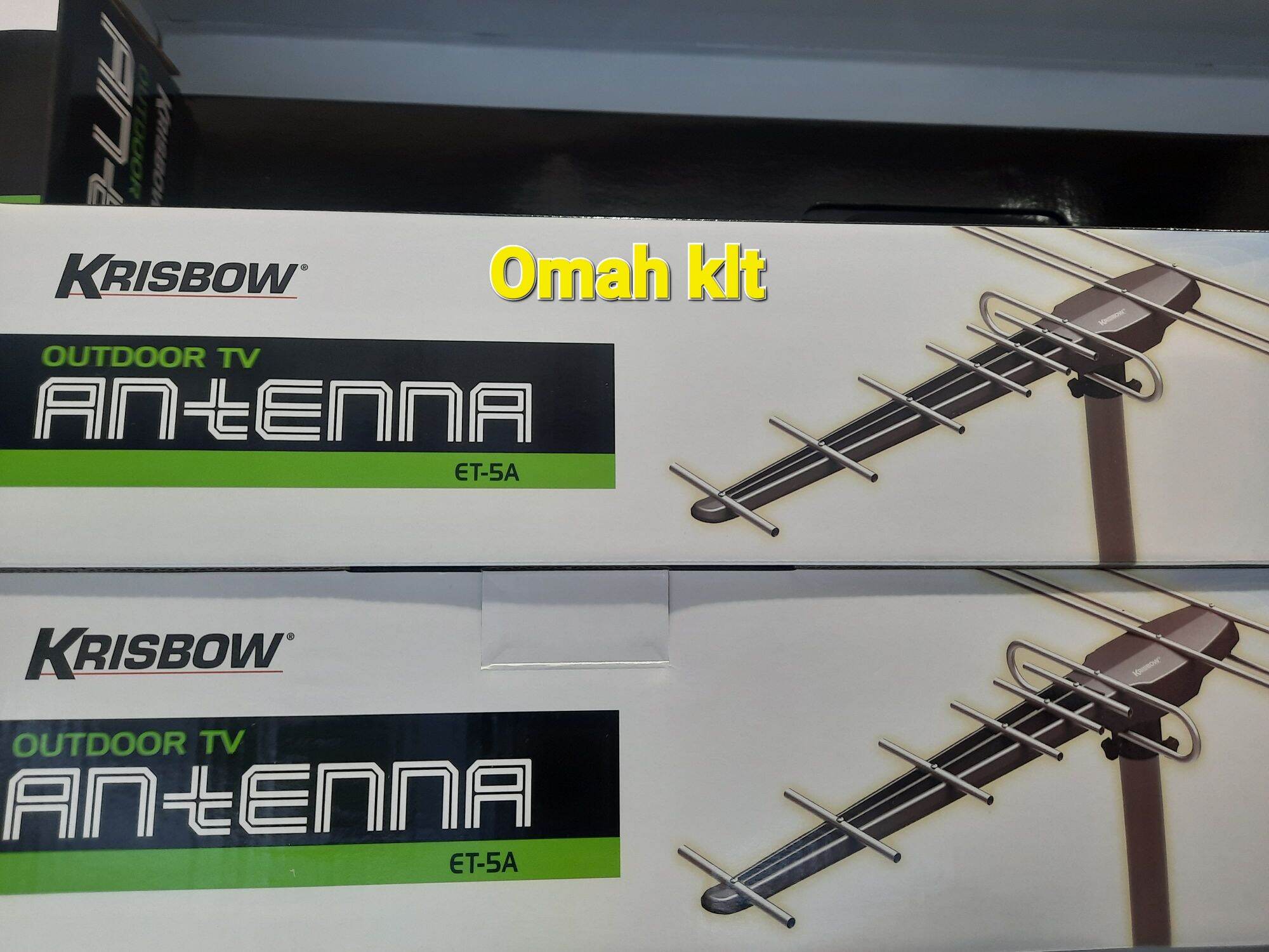 krisbow antena tv digital full HD Dilengkapi remote antena Lazada