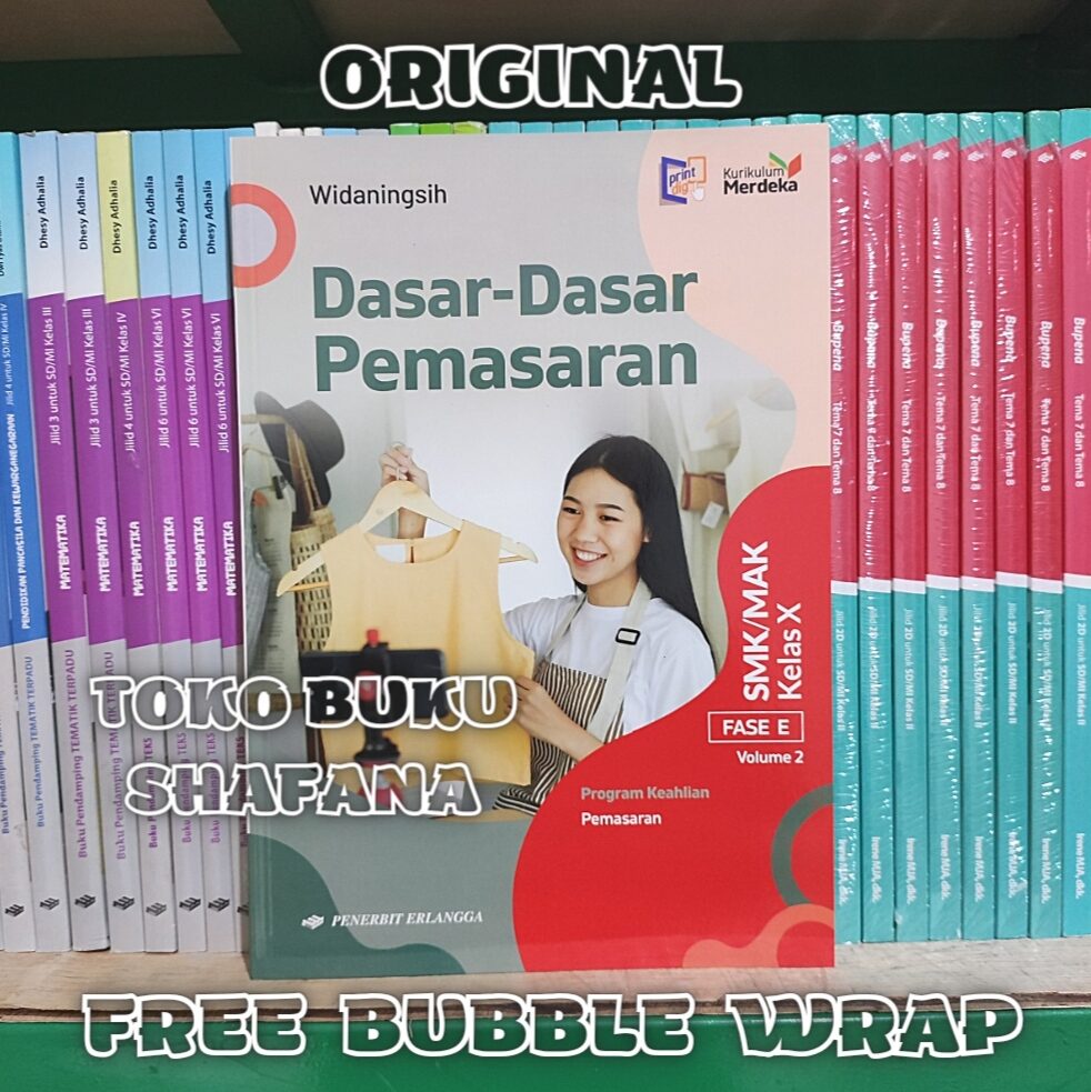 Buku Dasar Dasar Pemasaran Kelas X Smk Erlangga Volume