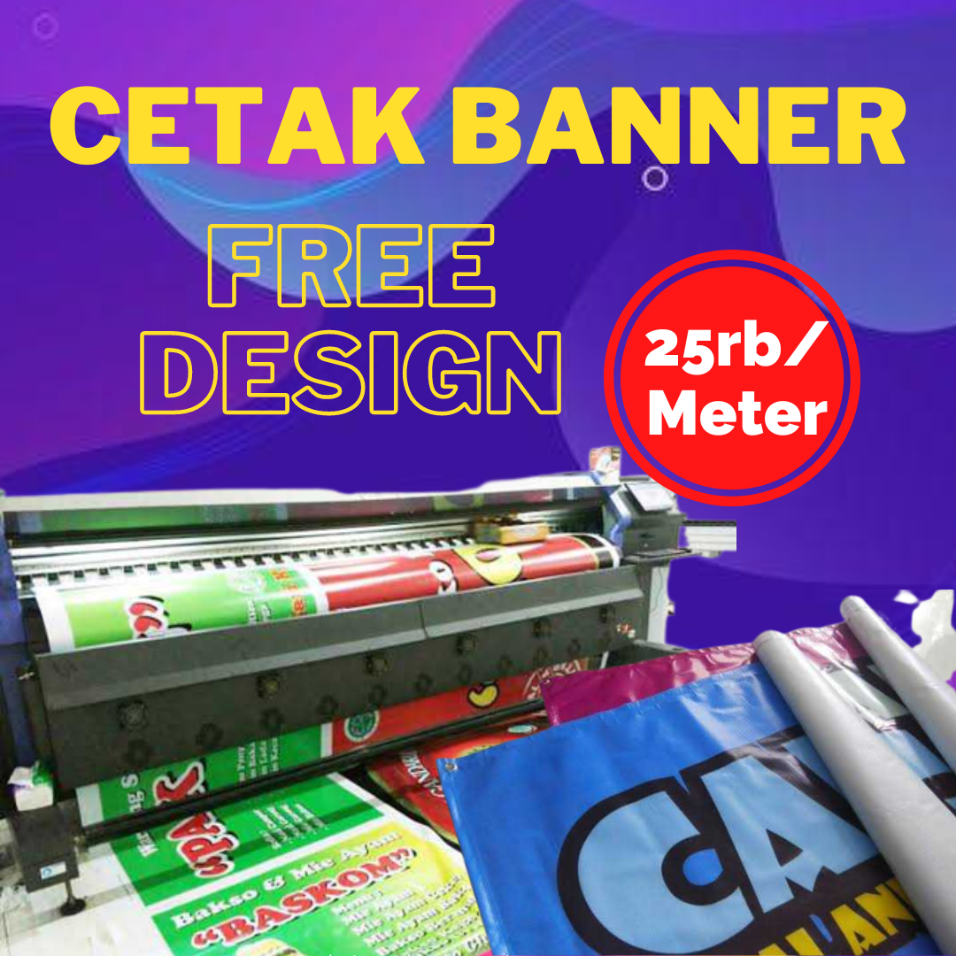 Cetak Banner / Cetak Spanduk / Custom Banner / Bikin Banner / Papan ...