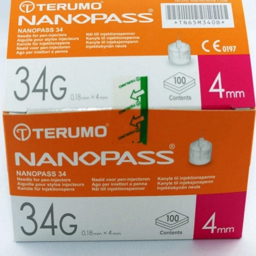 Nanopass® 34G Needle for Pen Injectors
