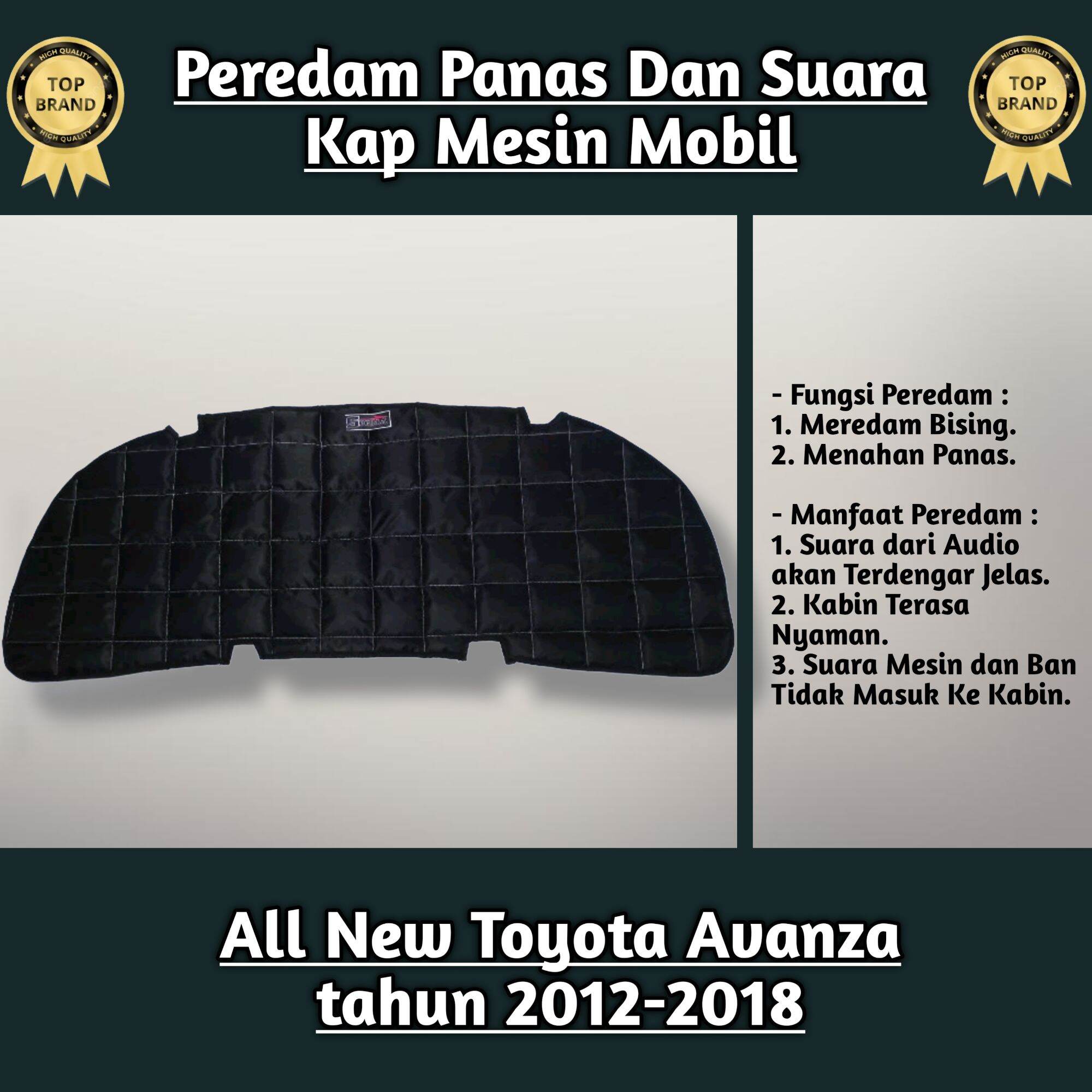 (Sigma) Alum Peredam Panas Dan Suara Kap Mesin Mobil Toyota Avanza Tahun 2012 2013 2014 2015 Giá 400,000 Đồng*Miễn phí vận chuyển
