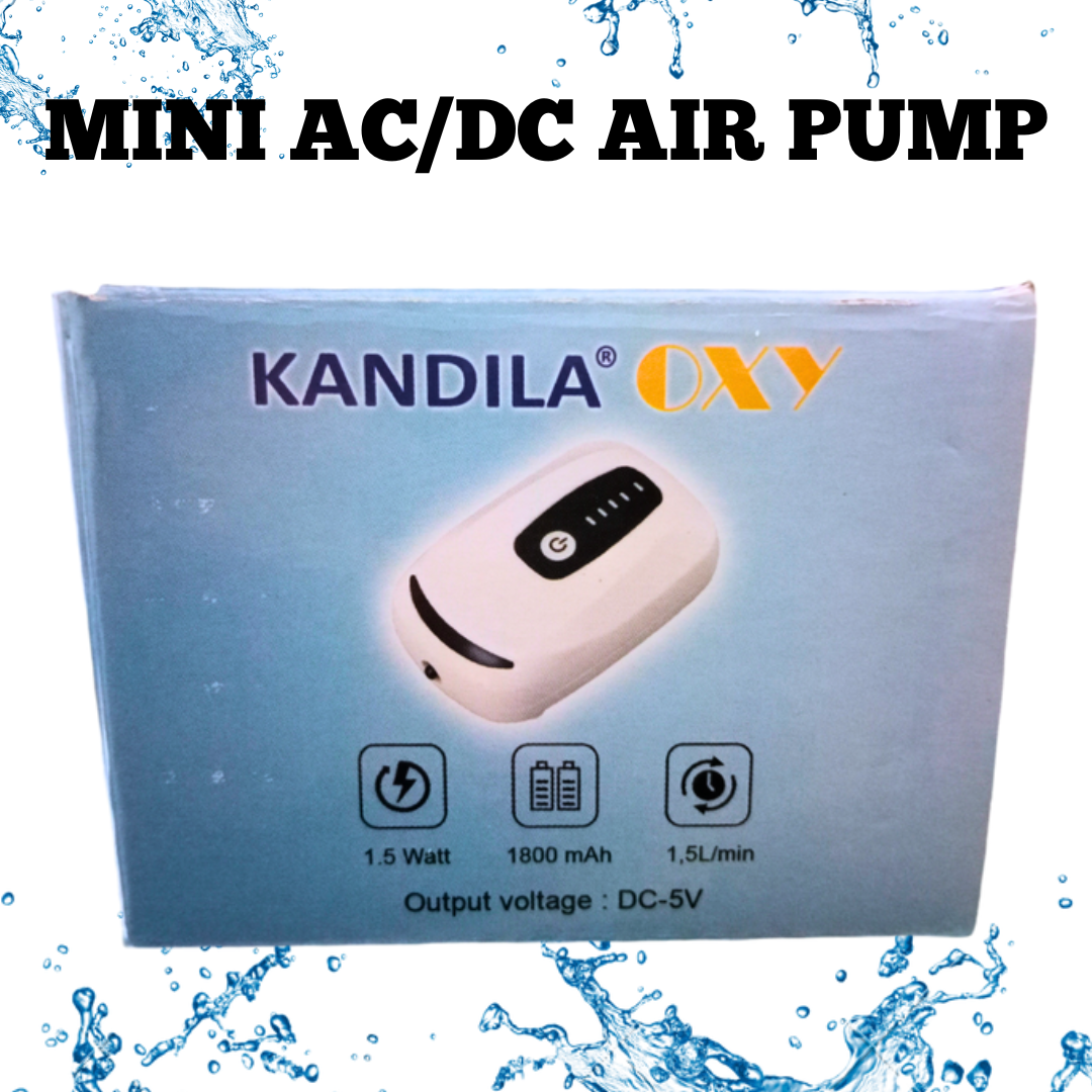 KANDILA OXY AD 100 MINI AC DC AIRPUMP AERATOR AQUARIUM
