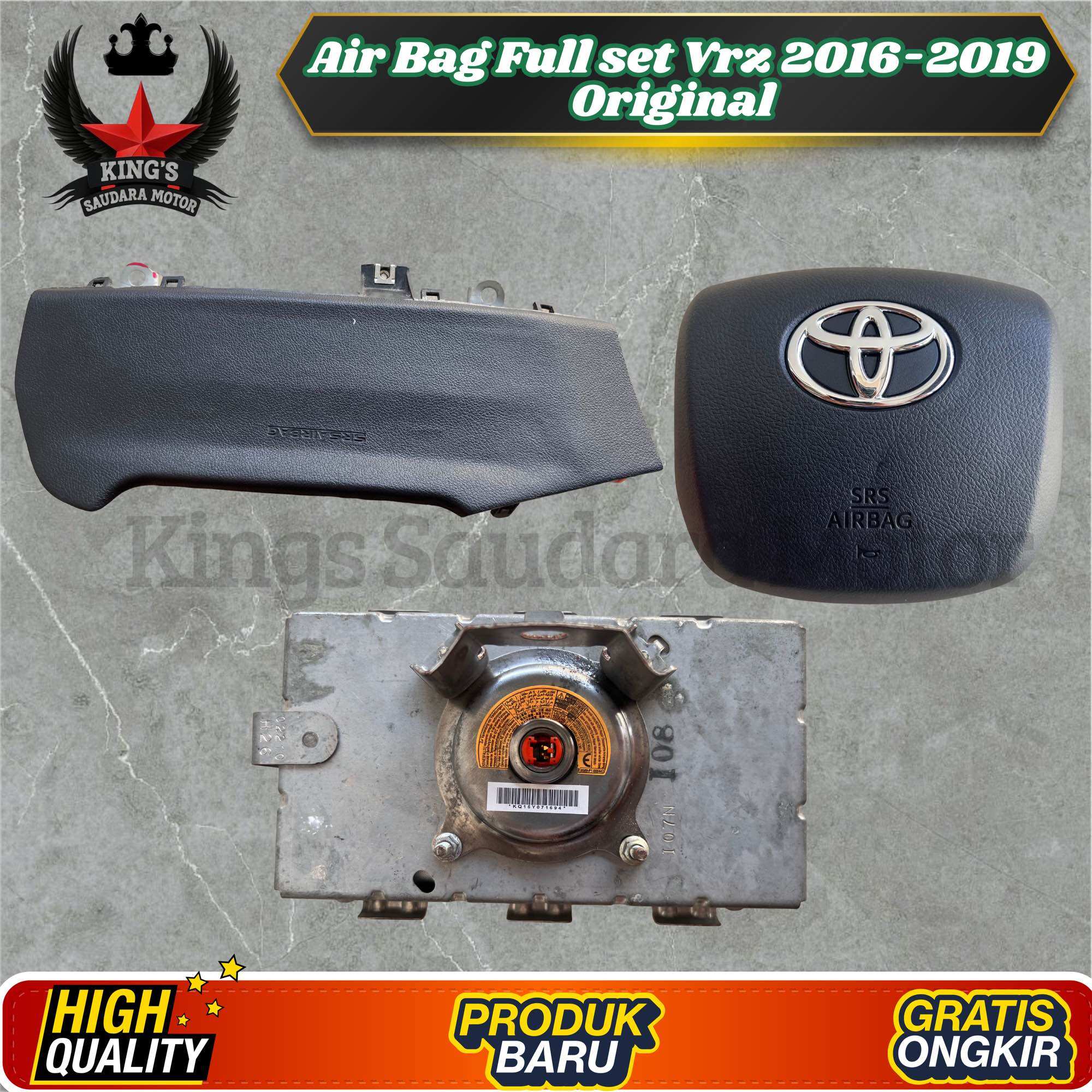 Air Bag Full Set Vrz 2016-2022 Original Harga 5,000,000 rupiah*Gratis Ongkir